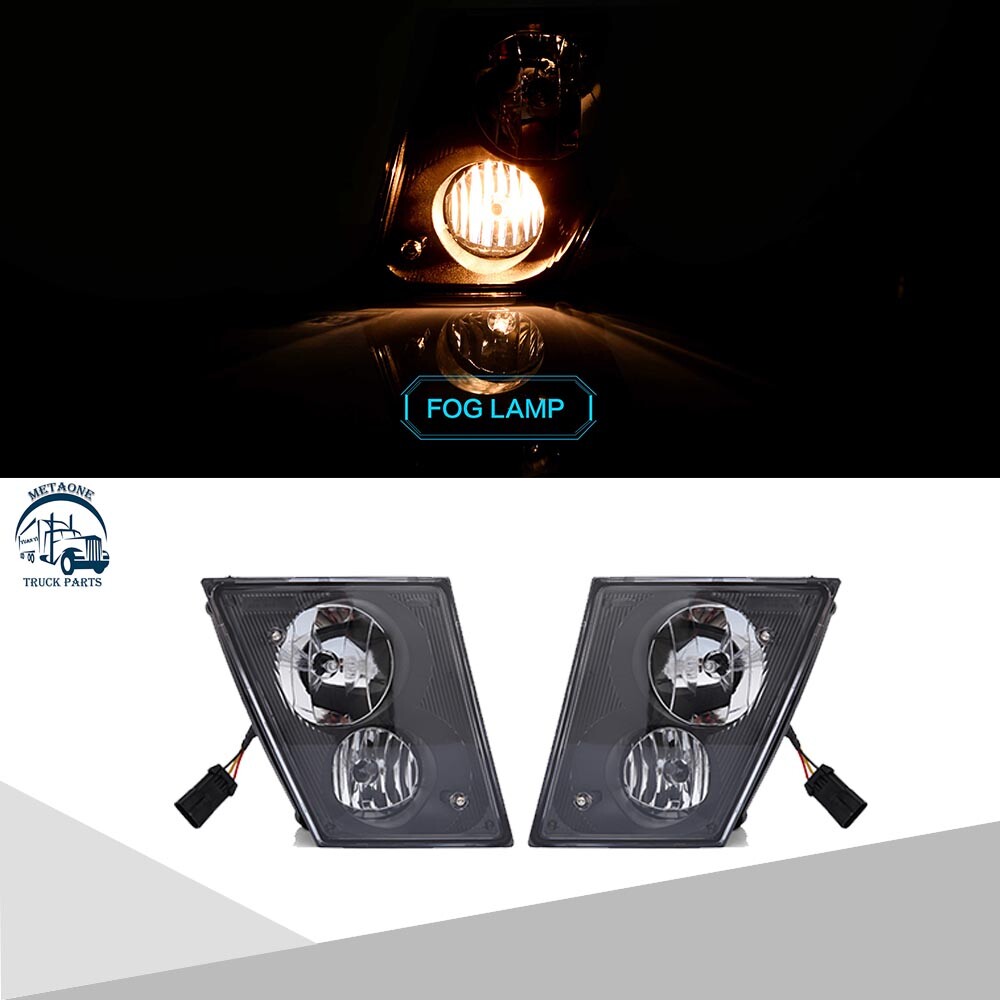 METAONE Fog Light Pair Fit For VOlVO VNL VNM Daytime Runing Lamp with Dual Bulbs