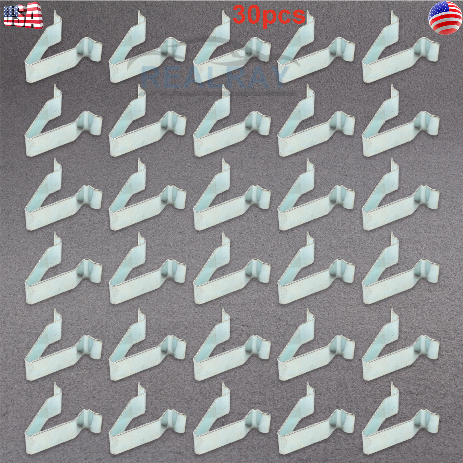 30pcs Door Trim Panel Mounting Clips Metal for VW – 1J6867276 1J6-867-276