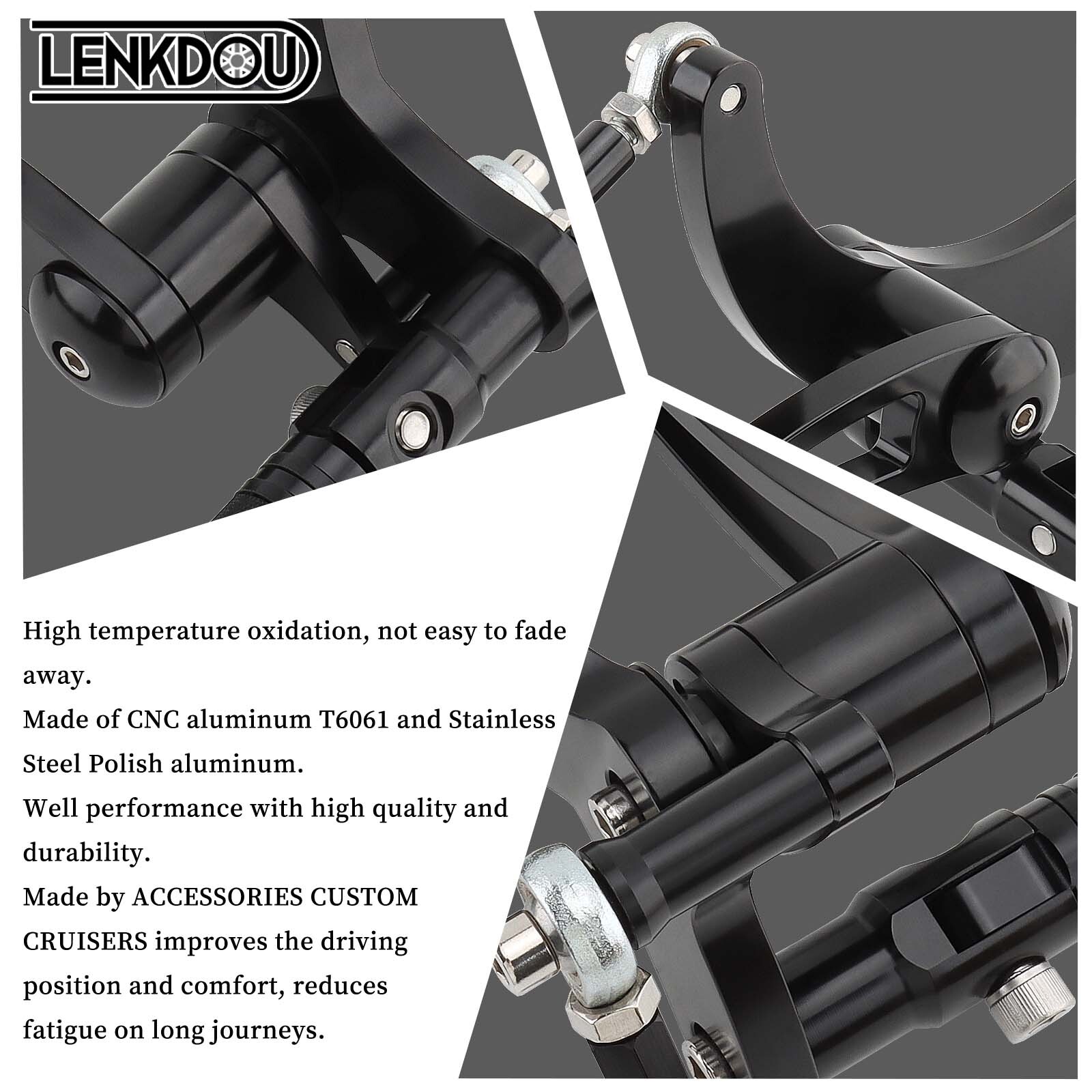 Aluminum Forward Controls For Harley 2018-2024 Softail Street Bob Low Rider FXLR