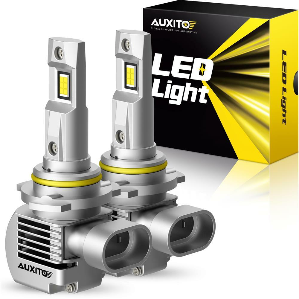 Q16 AUXITO 9005 HB3 LED Headlight Bulbs 6000K Xenon White High Beam Bright White