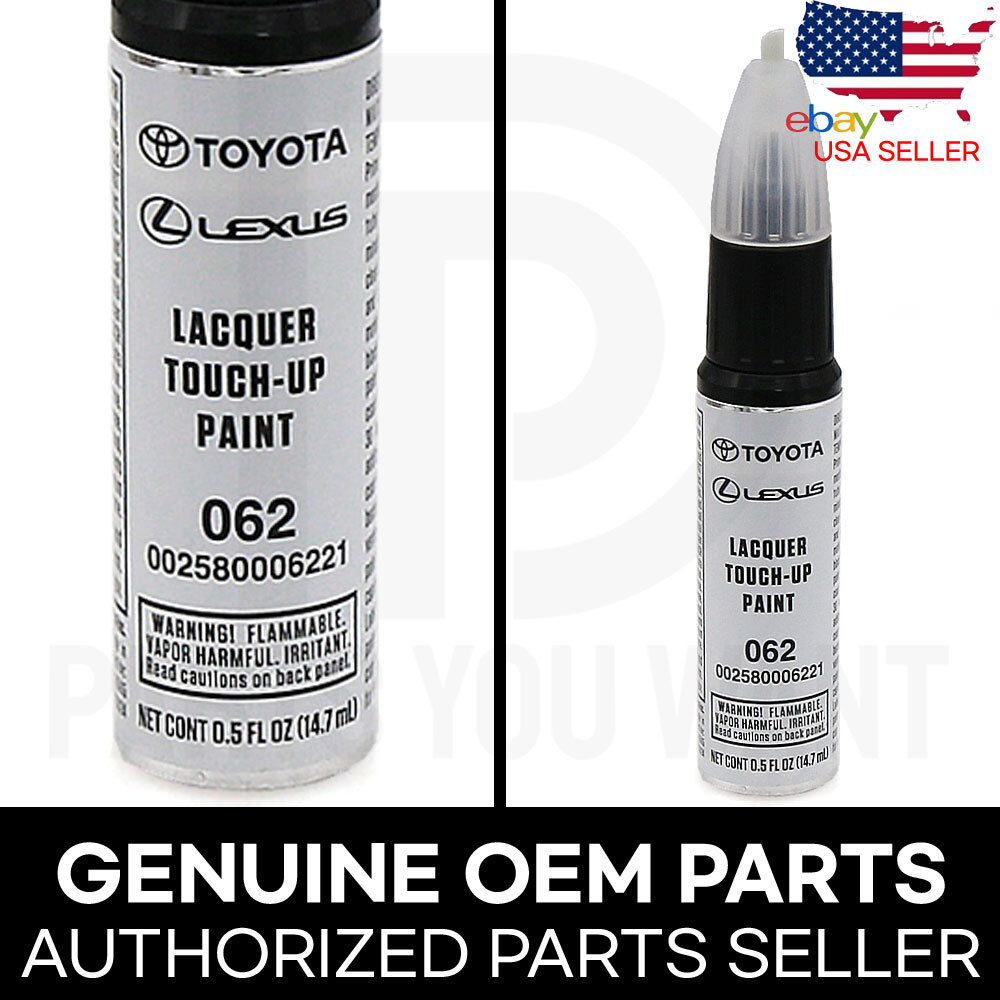 GENUINE Toyota Lexus Factory OEM Touch Up Paint 00258-00062-21 – White Pearl 062