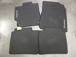 OEM ALL WEATHER MAT SET 2012 2013 2014 TOYOTA CAMRY BLACK PT908-03120-20