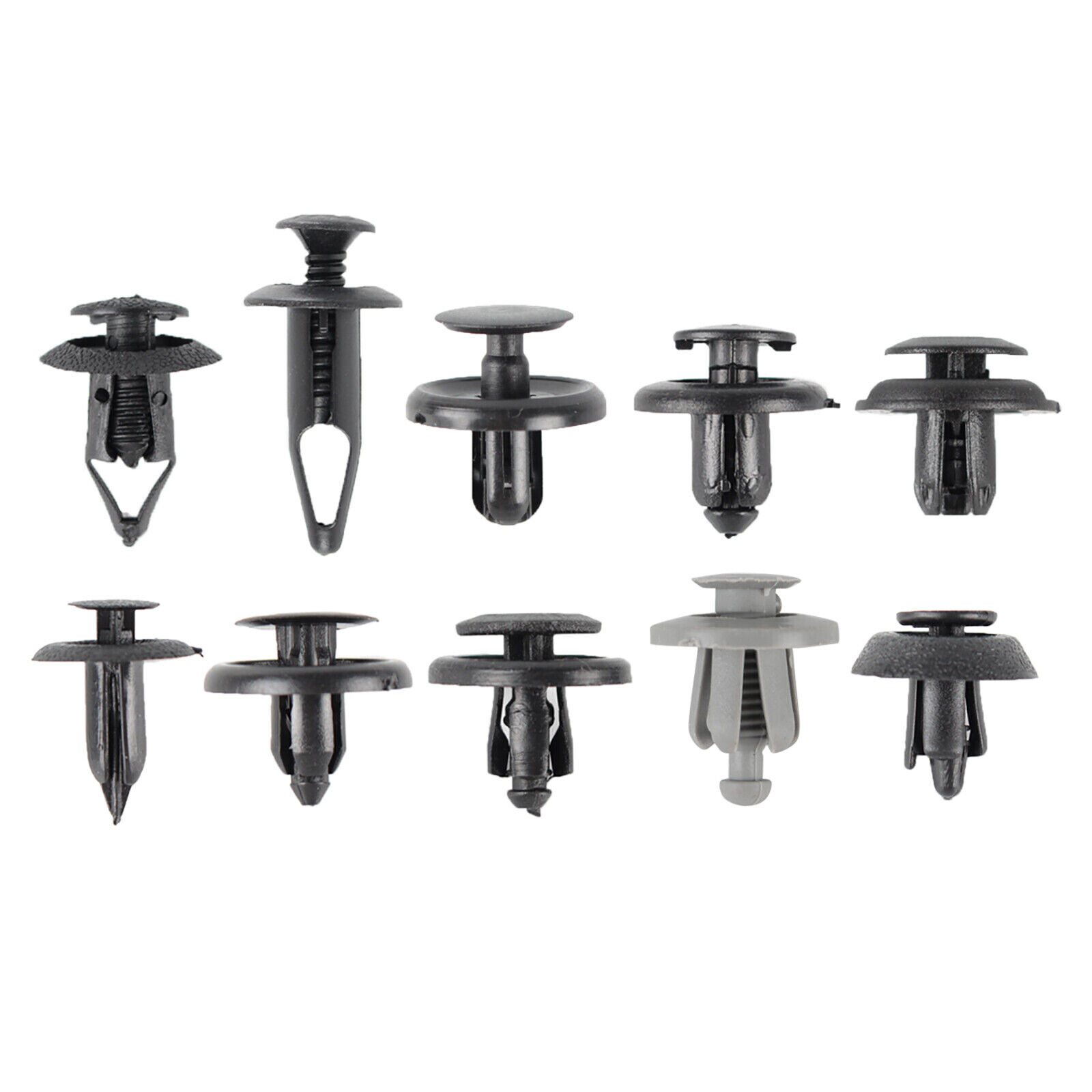 100pcs Car Bumper Fender Trunk Screw Rivets Set For Auto Plastic Fastener Clips