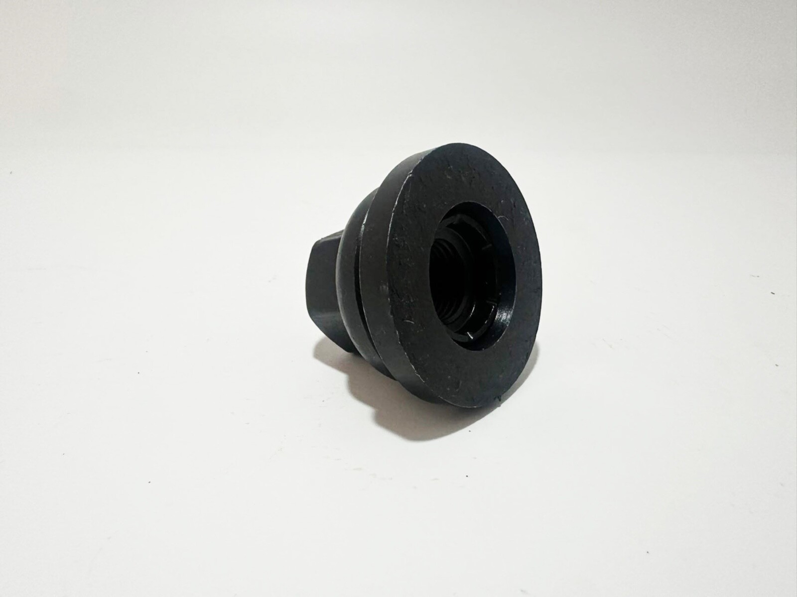 8Pc Dually Wheel Black Oxide Lug Nuts Flat Seat For Ford E350 E450 F Super Duty