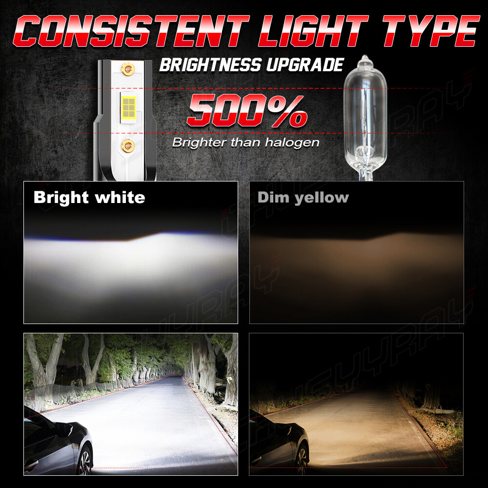 FIT Mercury Montego 2005-2007 faros LED HID Luz de cruce/alta + luz antiniebla