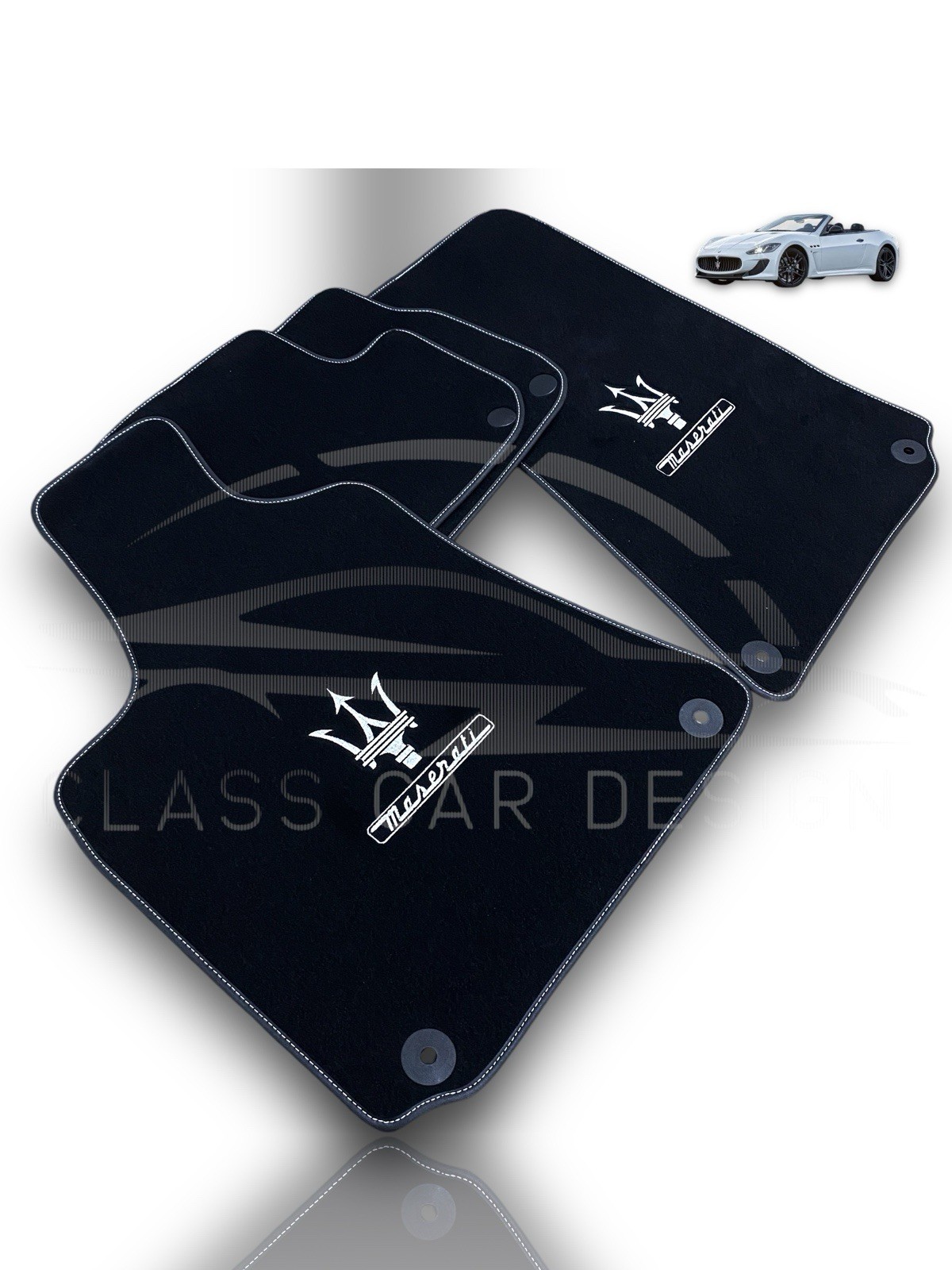 Floor Mats For Maserati Ghibli Levante Quattroporte Granturismo Grecale MC20