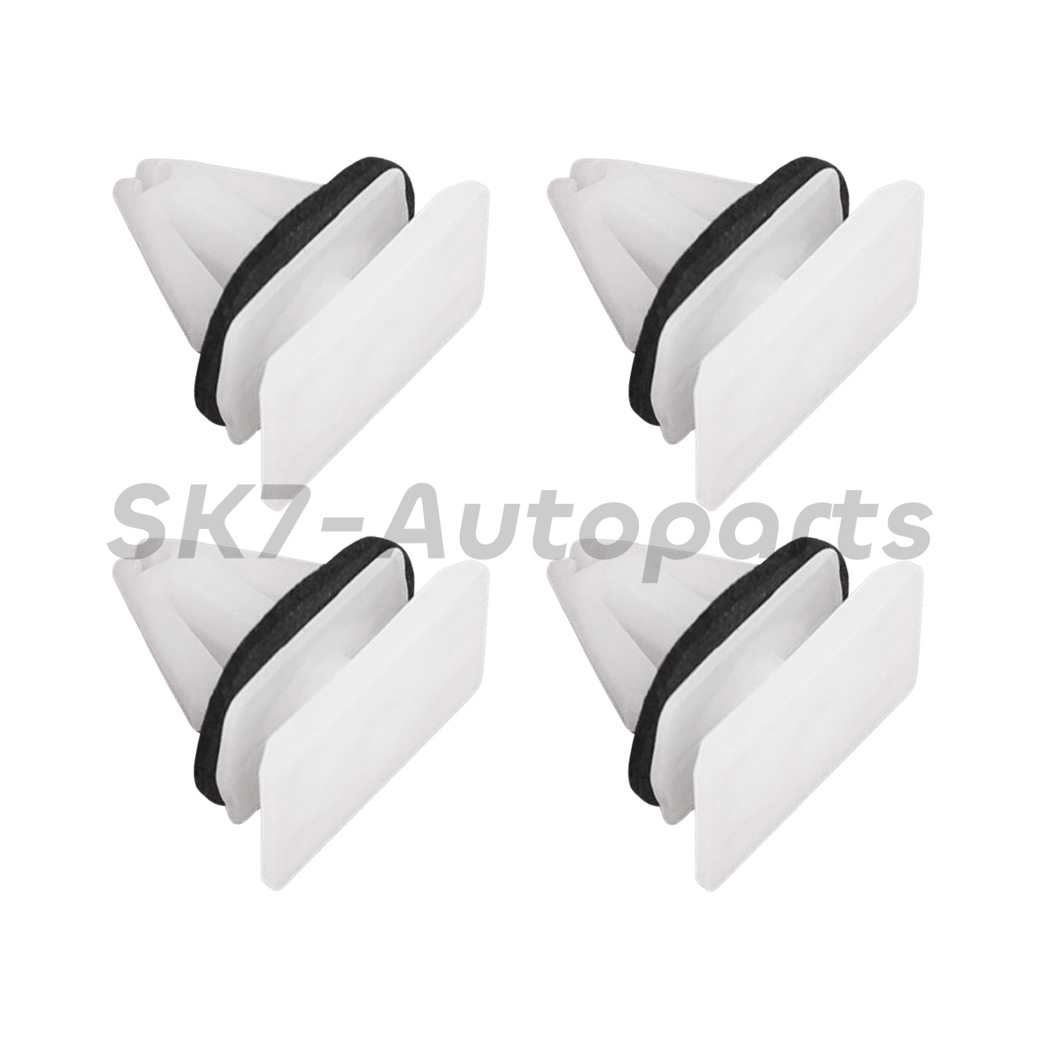 Set of 4 Cab Corner Molding Mounting Clips Fits for 2015+ Ford F150 Super Duty