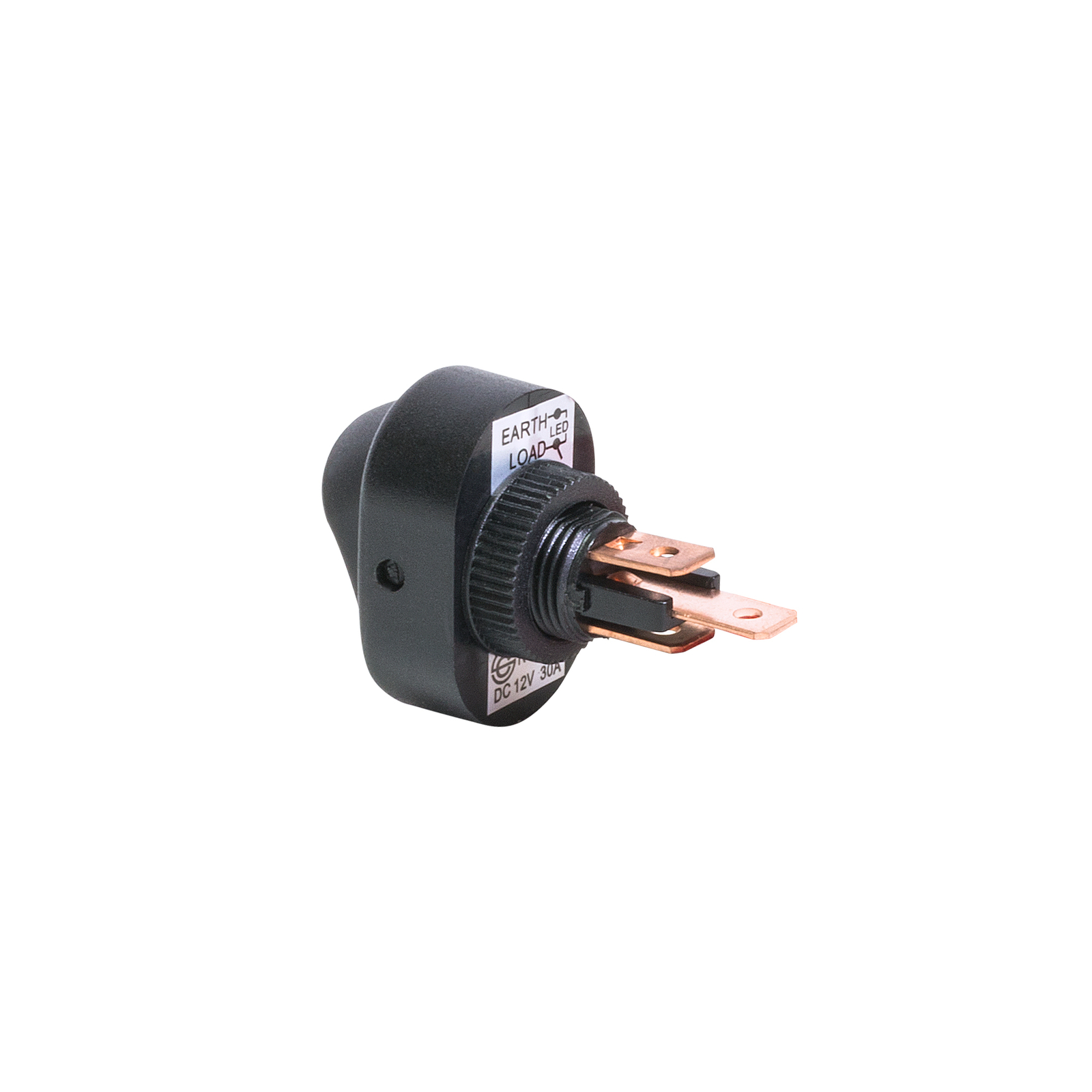 12V DC 30A SPST Power Green ON/OFF Rocker Toggle Switch for Automotive Boat