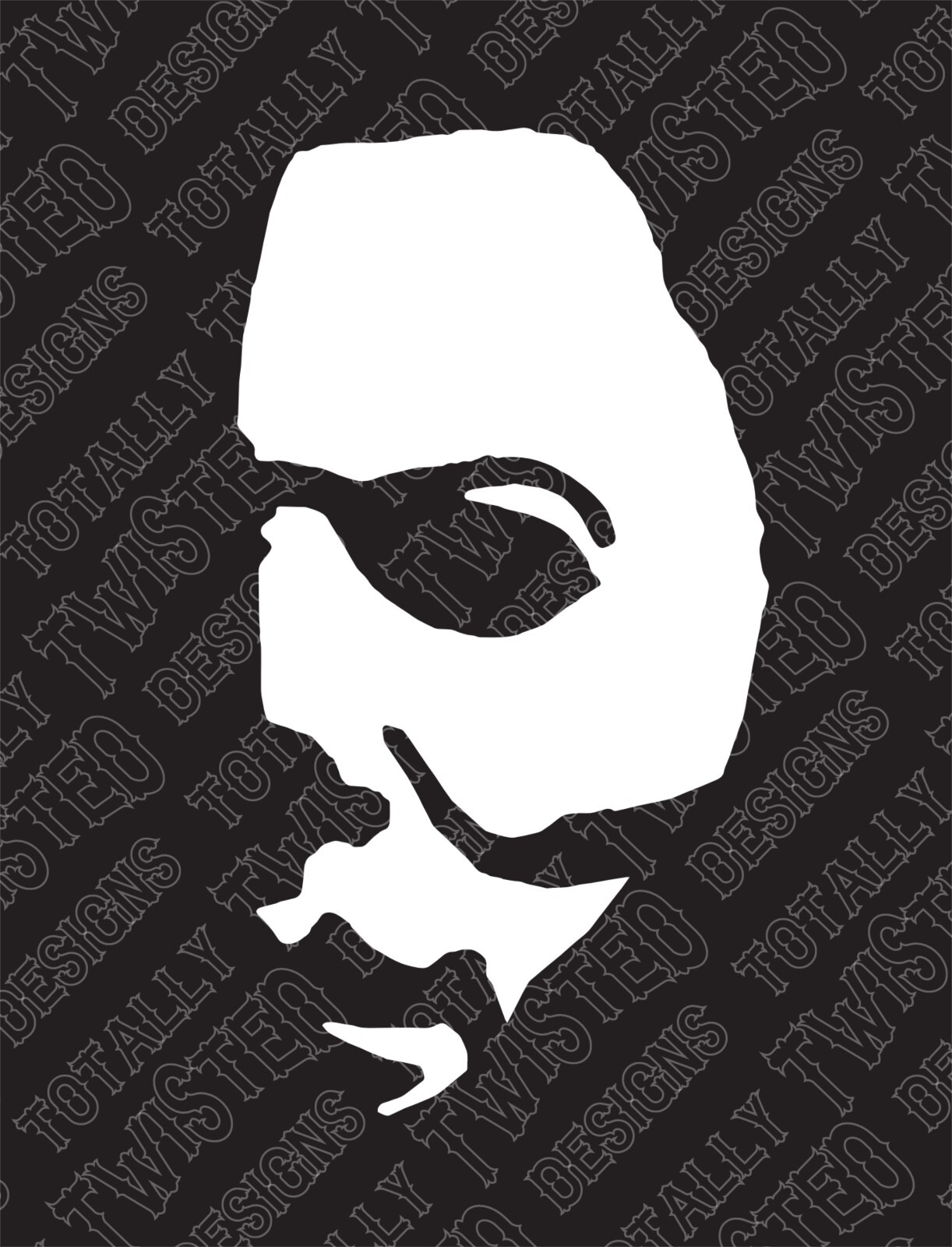 Halloween Michael Myers Face vinyl decal sticker Car Truck Horror Scary Freddy
