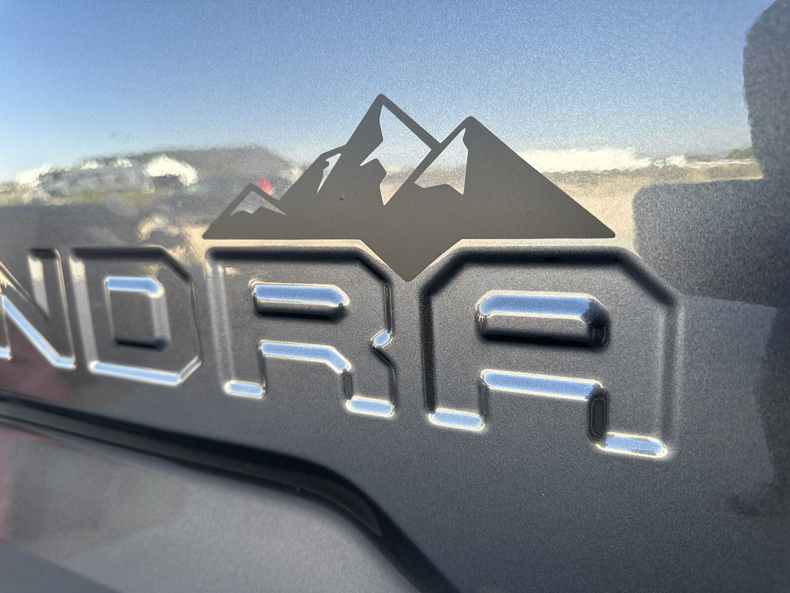Matte Black Mountain Decal Sticker, Fits 2014-2021 Toyota Tundra Tailgate