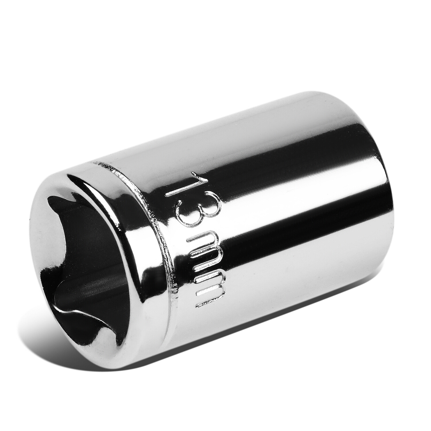 1-Piece Snap-On 3/8″ Inches Drive 6 Point 13mm Metric Shallow Chrome Socket Tool