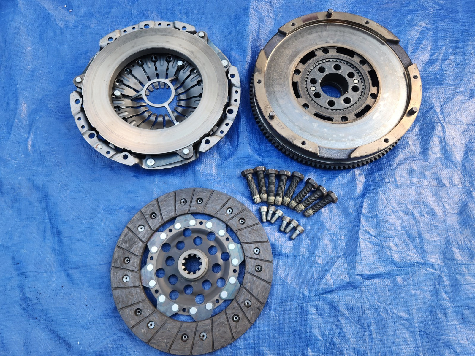 BMW M52 M54 E36 E46 E39 5-Speed Manual Dual Mass Flywheel Clutch Pressure Plate