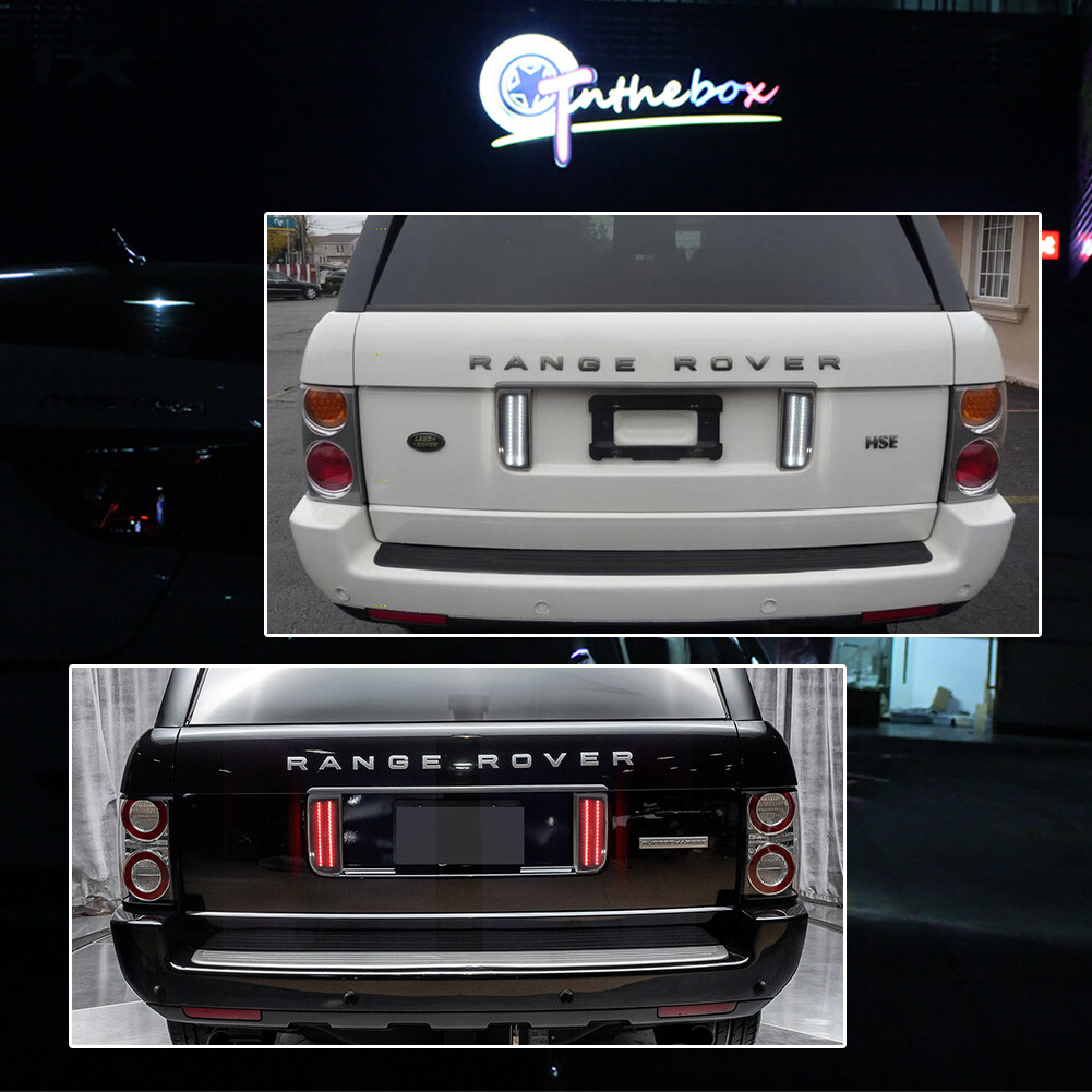Smoked LED Rear Tailgate Reverse Backup Lights For Land Rover Range Rover L322