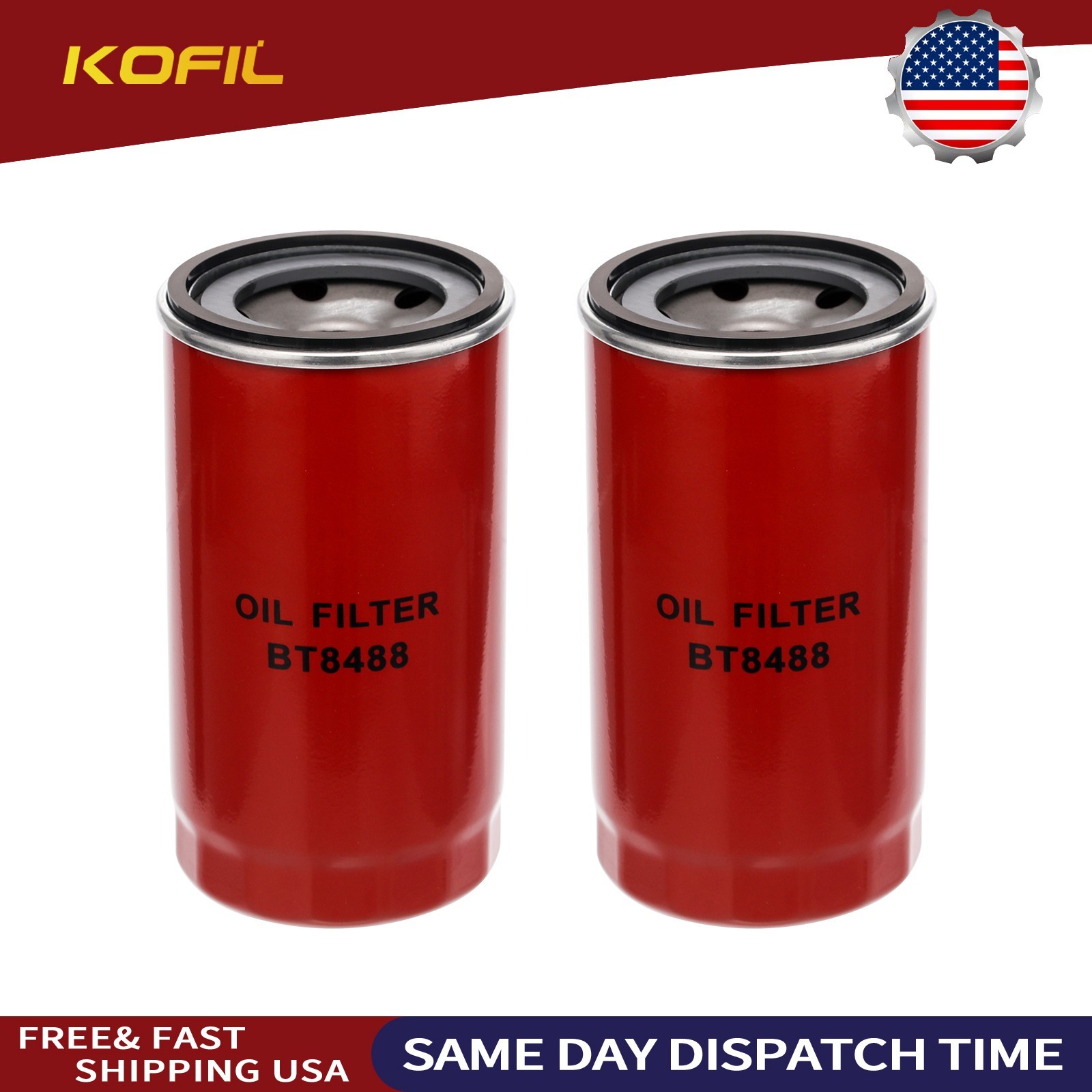 2pcs- Hydraulic Filter BT8488 87300044 87300043 Fit for WIX 57098 P551779