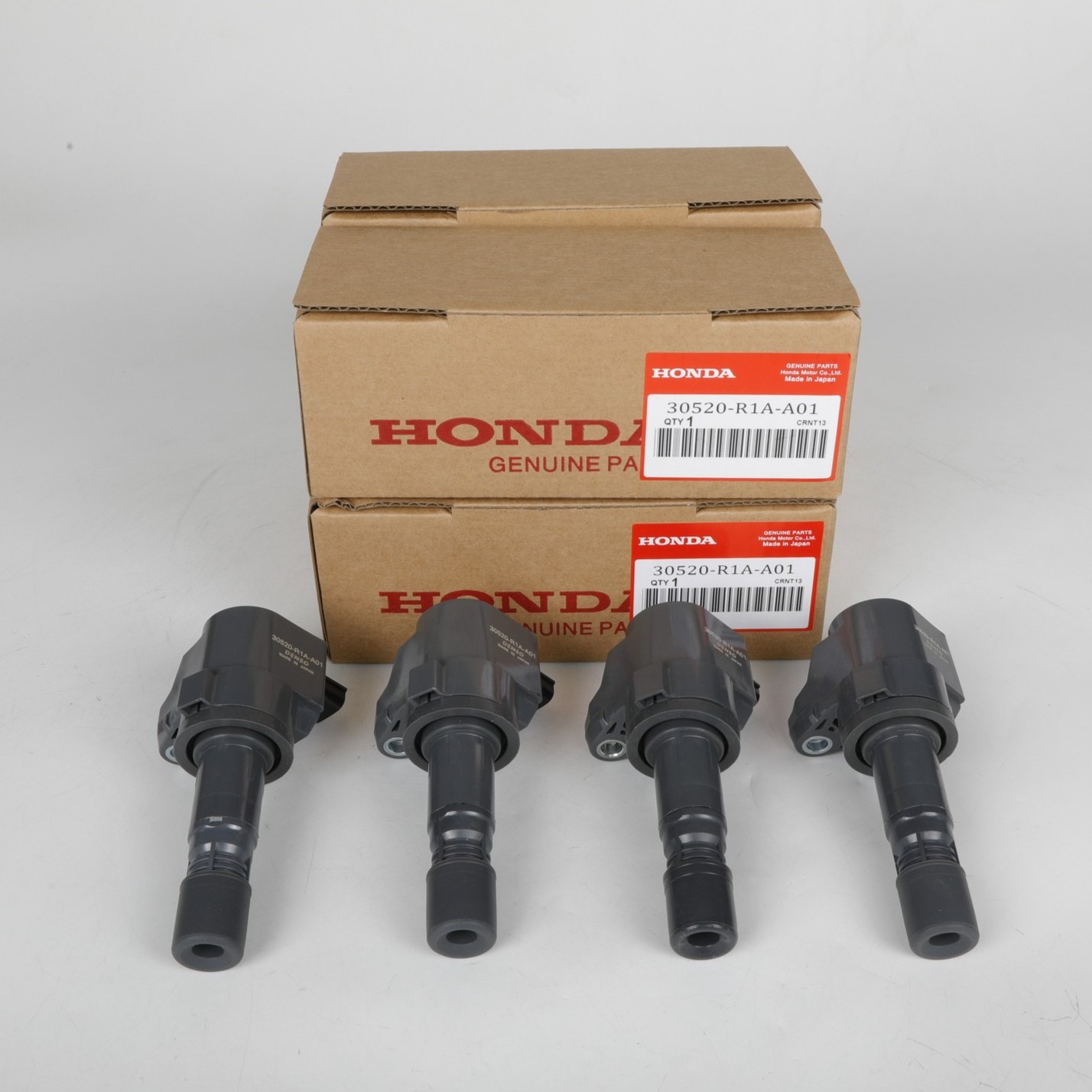 4 Ignition Coils 30520-R1A-A01 For Honda Civic 12-15 HR-V Acura ILX L4 1.8L 2.0L