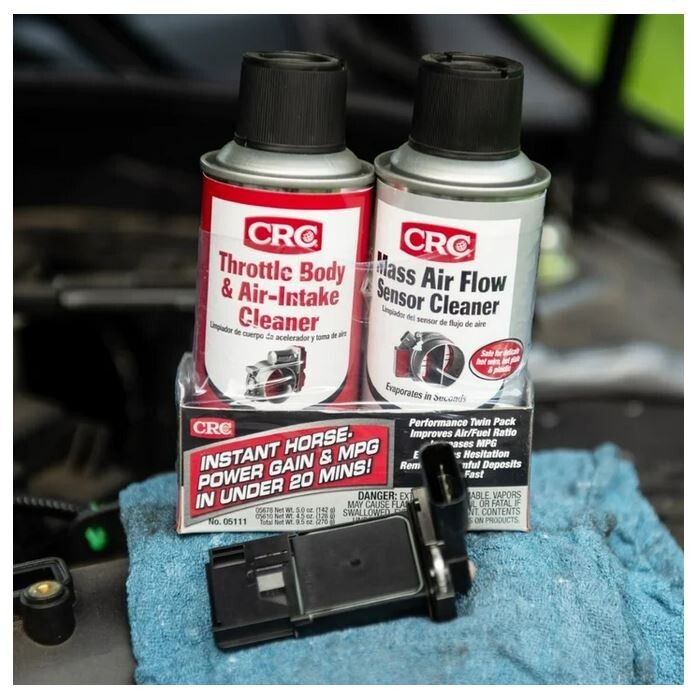CRC Mass Air Flow & Throttle Body Single-Use Cleaner Twin Pack Kit