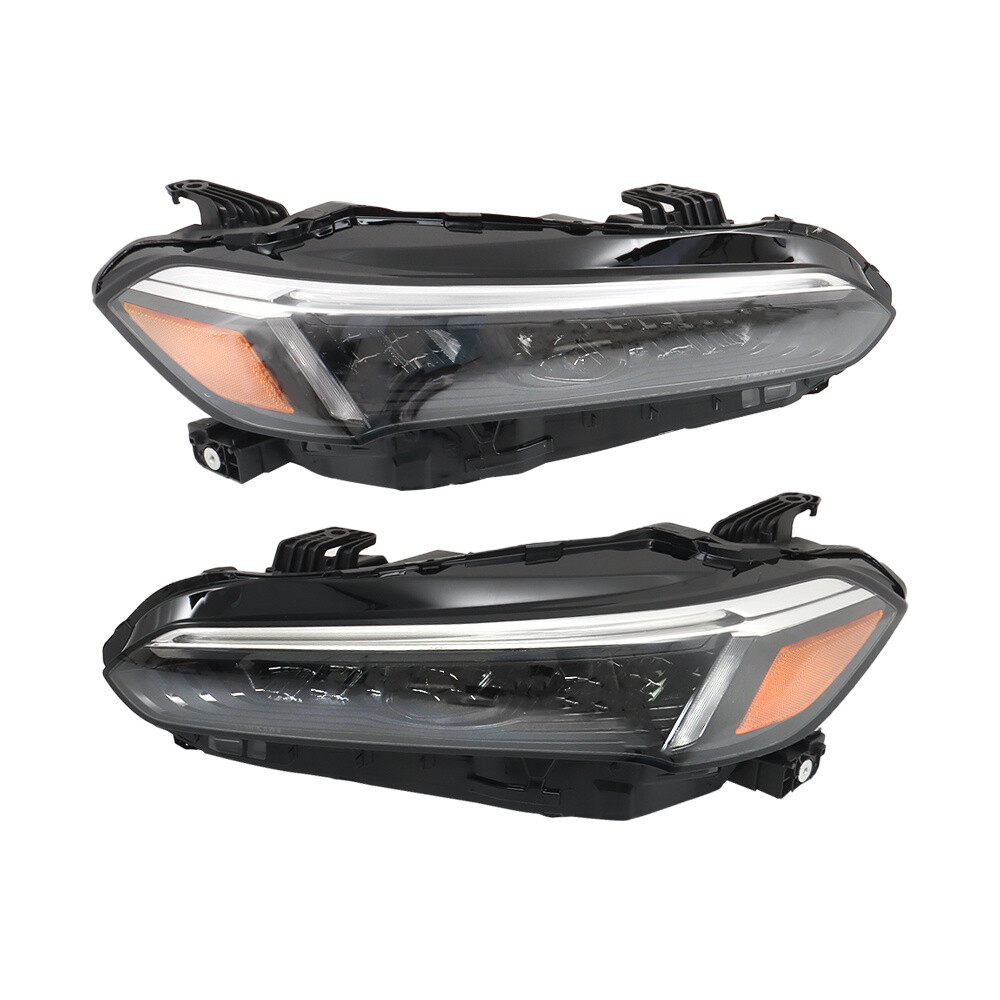 Labwork Right+Left Headlights For 2022 2023 Honda Civic Sport/Touring LED Black