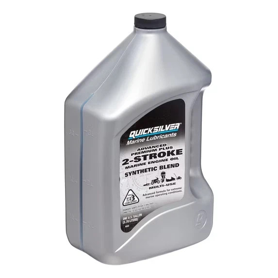 Quicksilver Premium Plus 2-Stroke Synthetic Blend Marine Oil – 1 Gallon