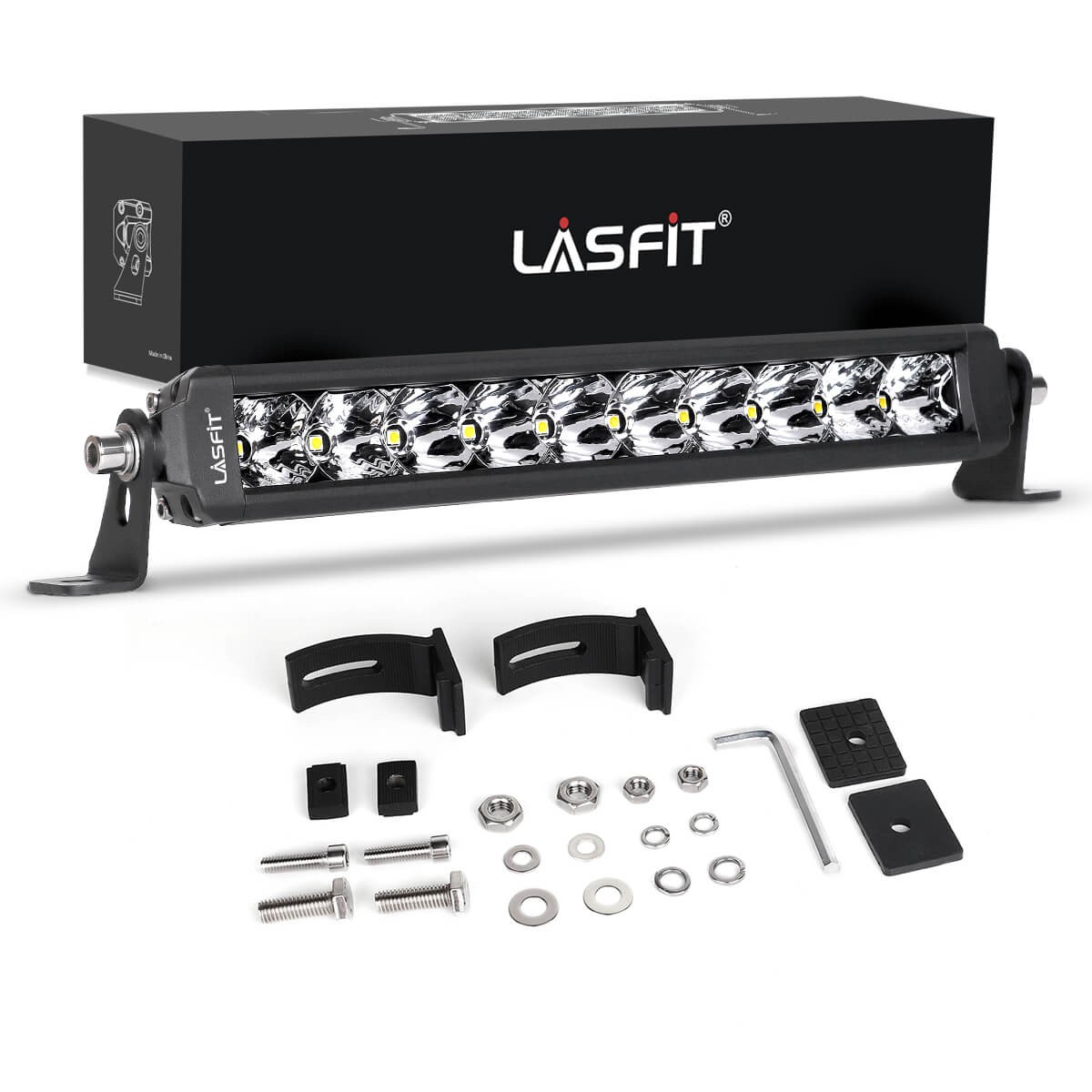 12 Inch 6000K LED Light Bar for Offroad ATV UTV Can-Am Maverick Yamaha Wolverine