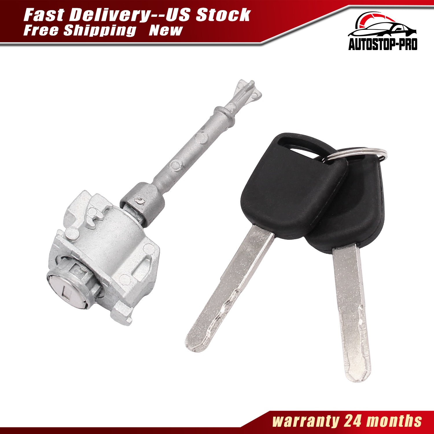 Driver Side Front Door Lock Cylinder For 2013 2014 2015 2016 2017 Honda Accord