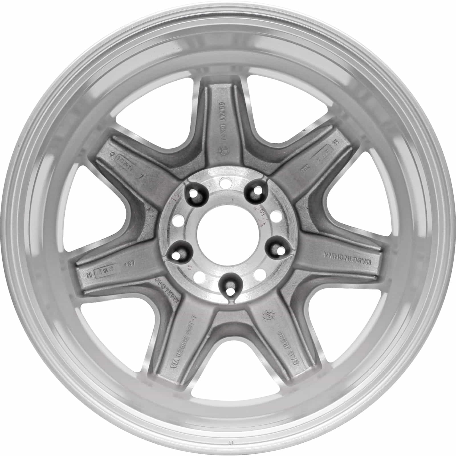 New 16 x 7 Silver Alloy Wheel Rim for 2001-2004 Mercedes Benz C240 C320 65211