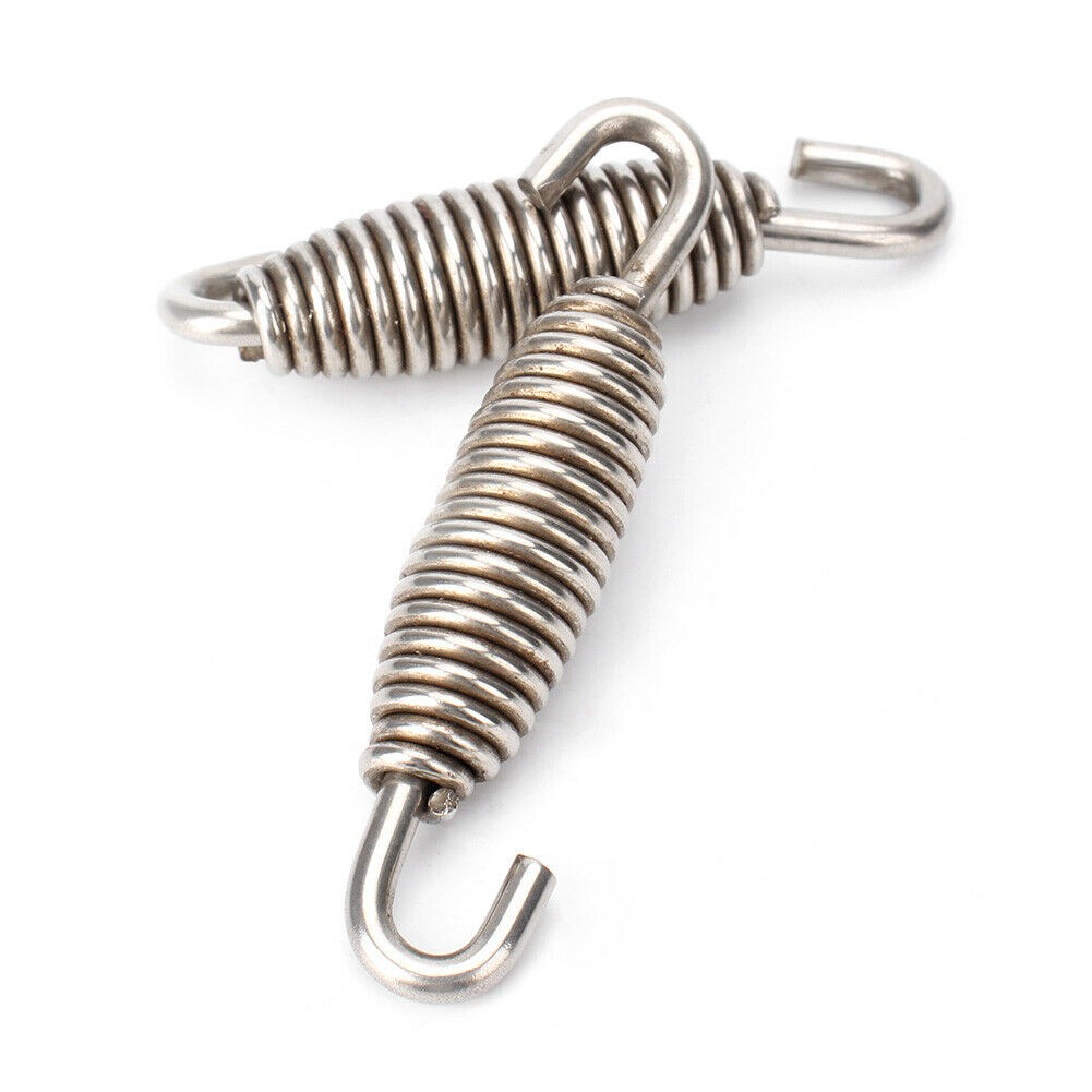4Pcs 55mm Exhaust spring Pipe Muffler Replacement Springs Swivel 55mm Motorcycle