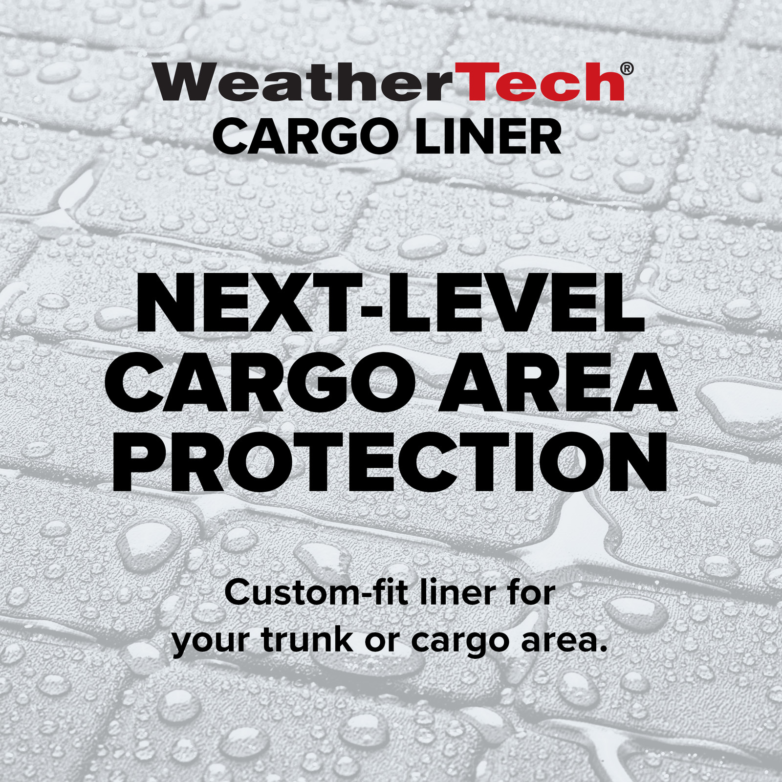 WeatherTech Cargo Liner Trunk Mat for 2011-2021 Dodge Challenger – Black
