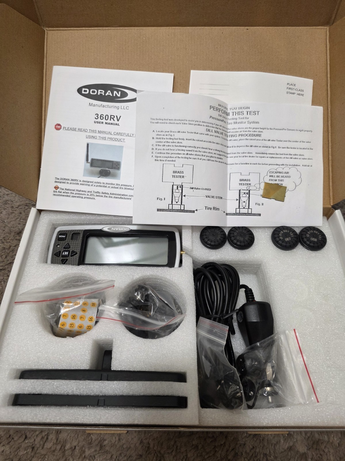 DORAN 360RV TIRE PRESSURE MONITORING SYSTEM
