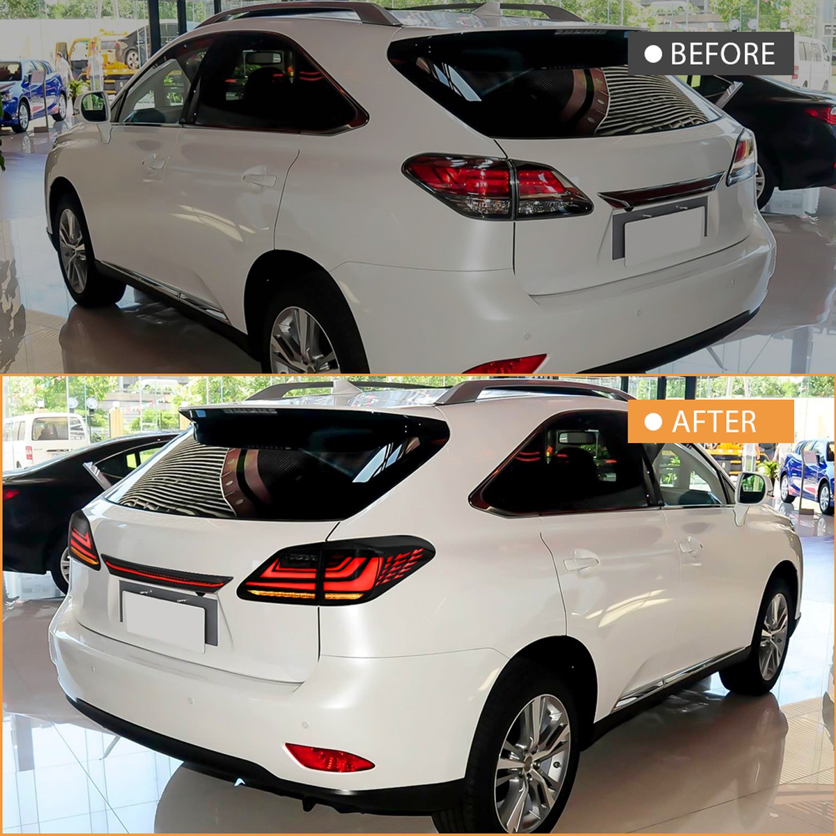 LED Headlights Tail Lights Center Lamp Upgrade Kit For Lexus RX270 RX350 RX450H