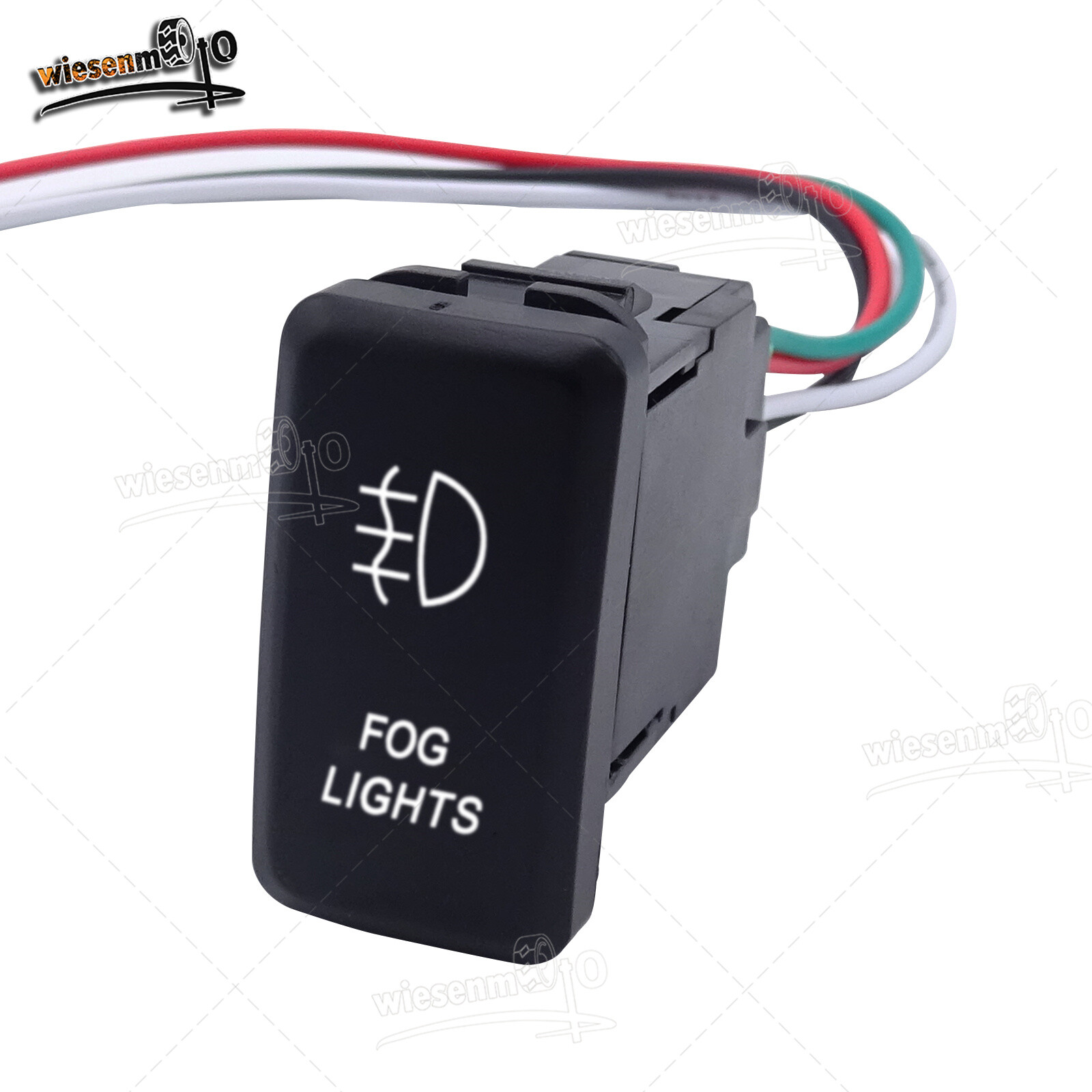 FOG LIGHT Push Button Switch White LED Indicator Light Fit Toyota Tacoma 4Runner