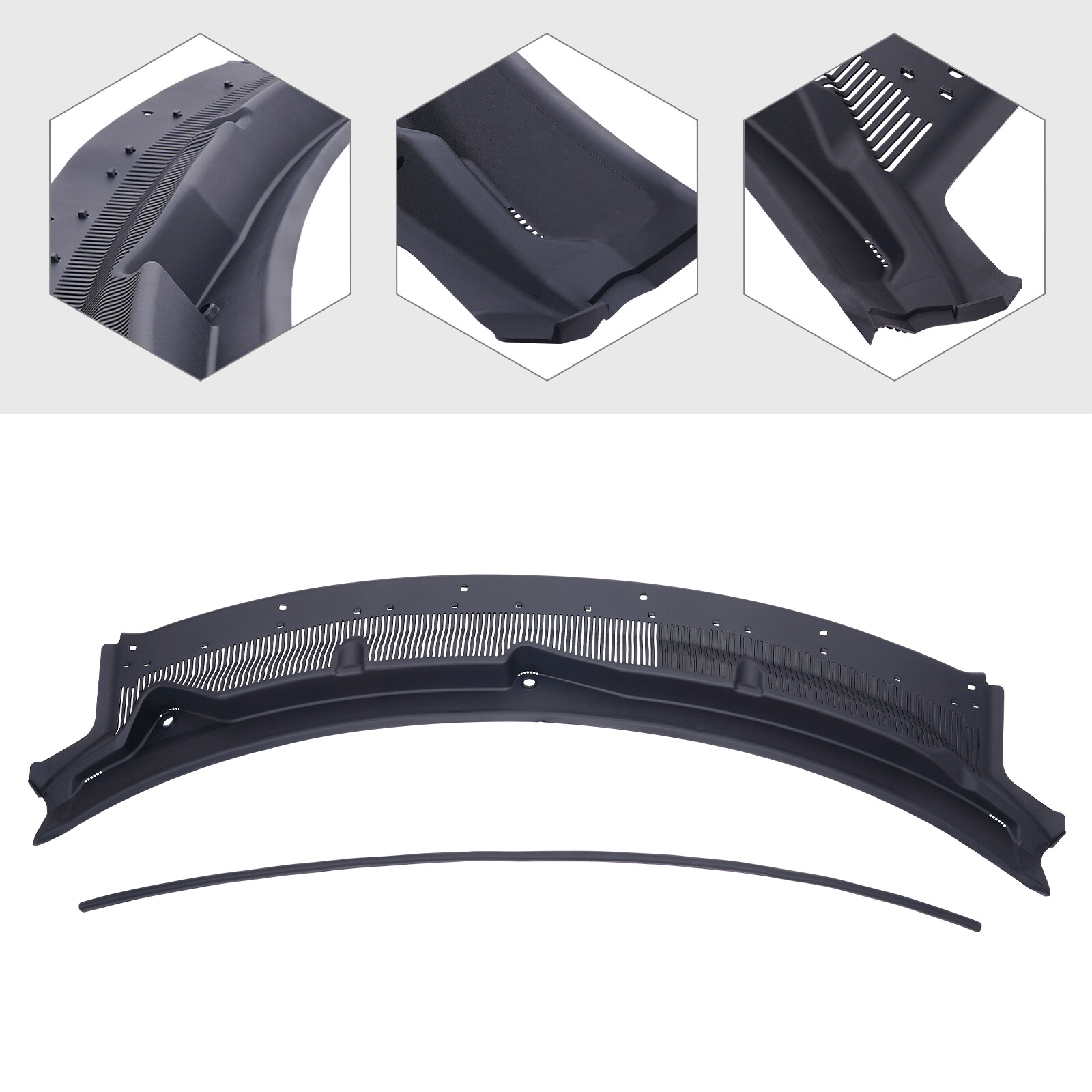 Top Windshield Cowl Grille For Ford Explorer 2011-2019 2.3L 3.7L BB5Z78022A68AA