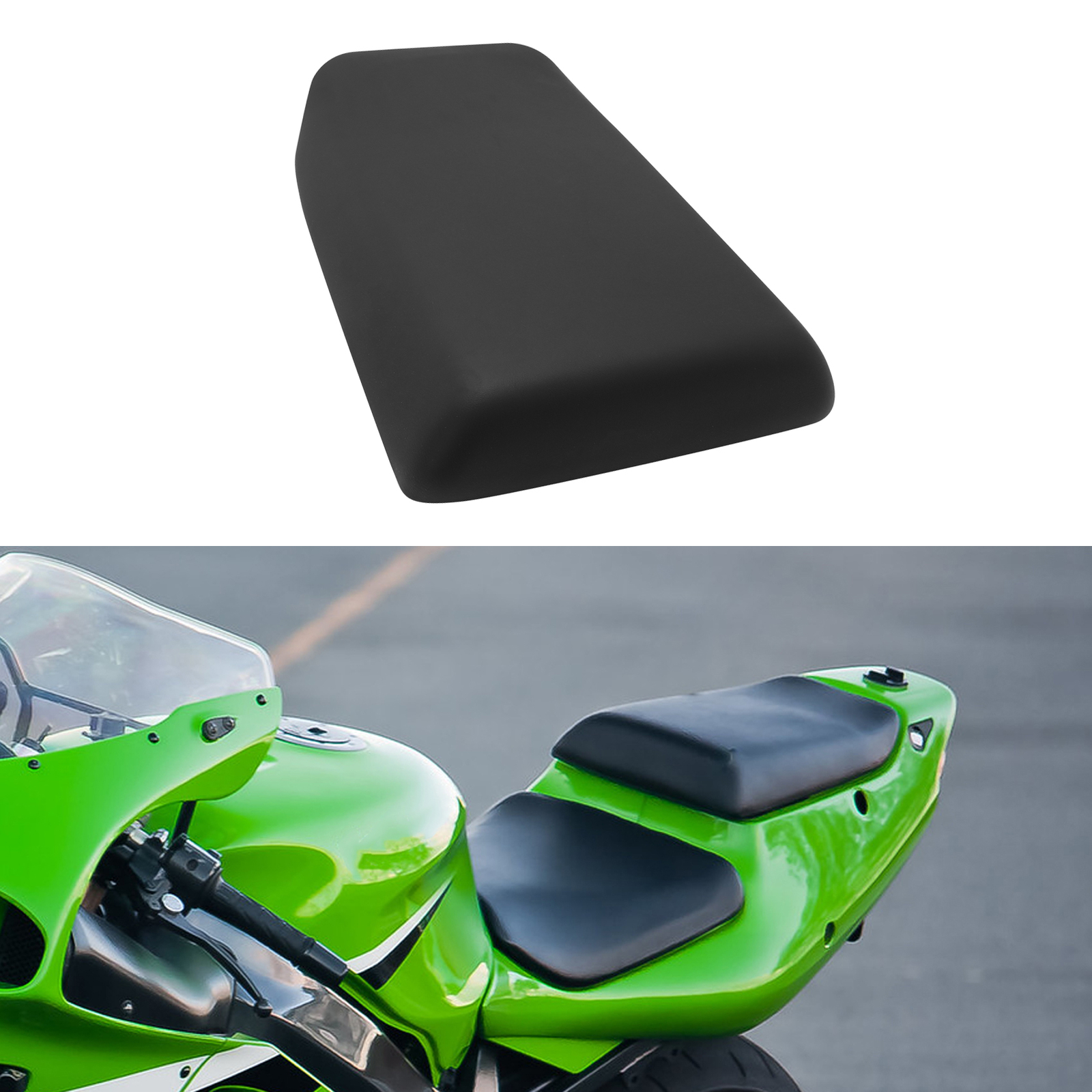 Rear Passenger Seat Pillion Fit For Kawasaki Ninja ZX7R ZX750P 1996-2003