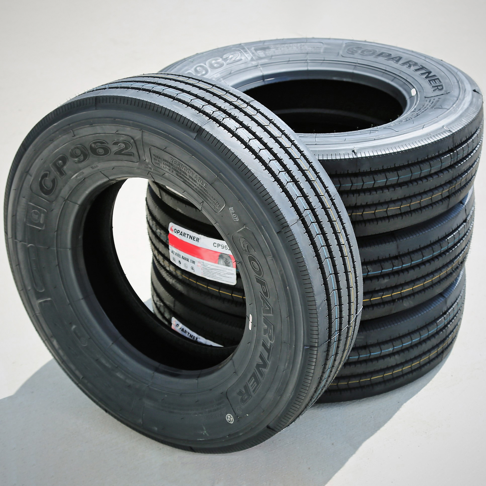 2 Tires Copartner CP962 215/75R17.5 Load H 16 Ply Commercial