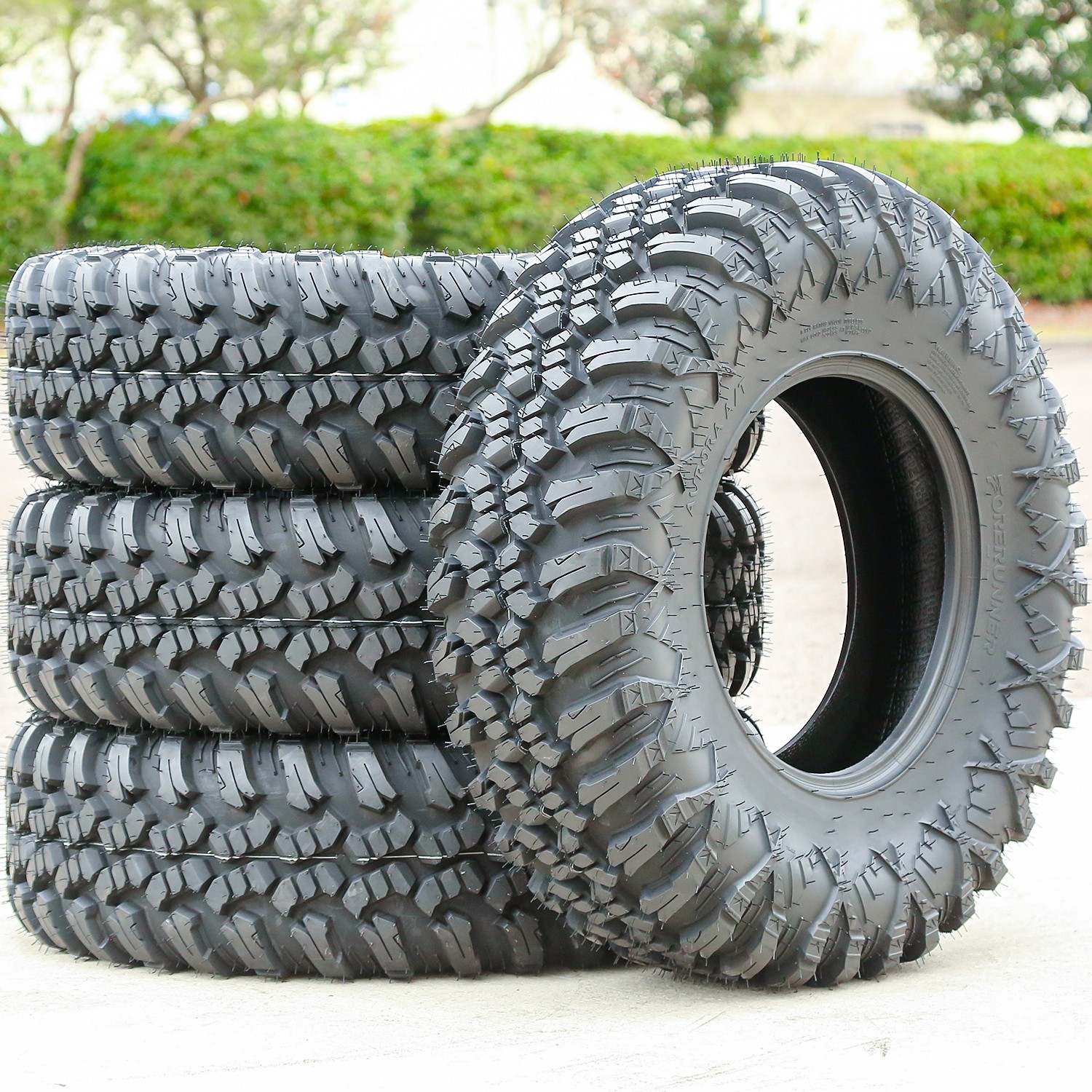 4 Forerunner Aurora A/T 25×8.00R12 25x8R12 61J 8 Ply All Terrain ATV UTV Tires