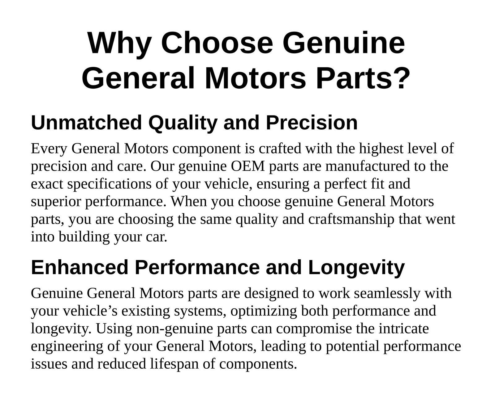 Genuine General Motors OE Panel Asm-R/End Tr Fin *Black 85124298