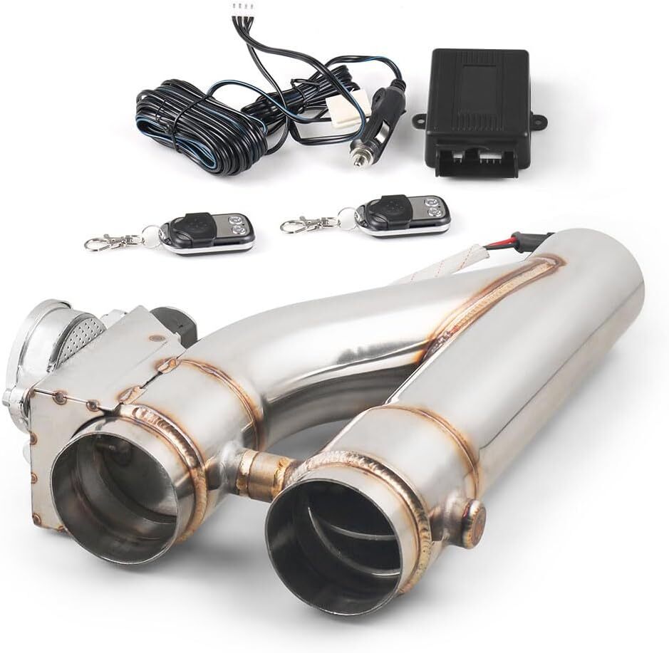 Universal 3 Inch Stainless Steel Exhaust Pipe Kit