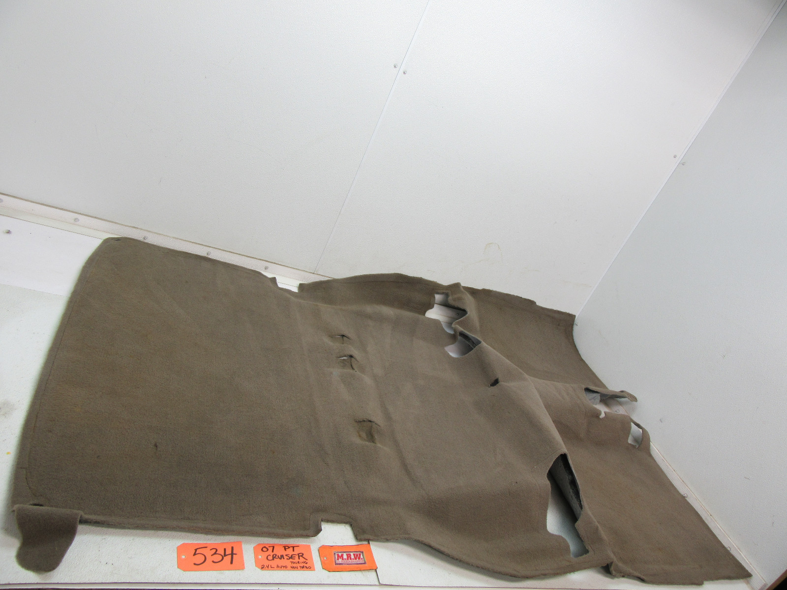 CARPET FLOOR MAT BACK BROWN REAR SEAT CAR MAIN for 06 07 08 09 10 PT CRUISER