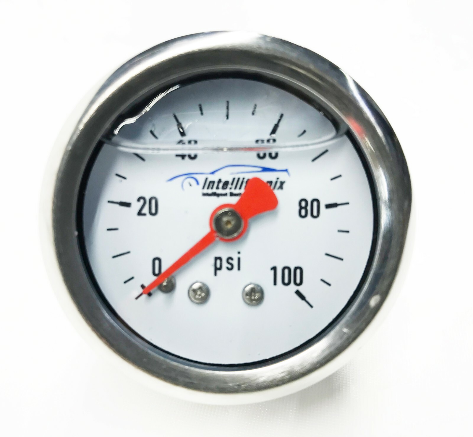 FUEL PRESSURE GAUGE 0-100 PSI 1.5″ Liquid filled,1/8″ NPT, LIFETIME WARRANTY USA