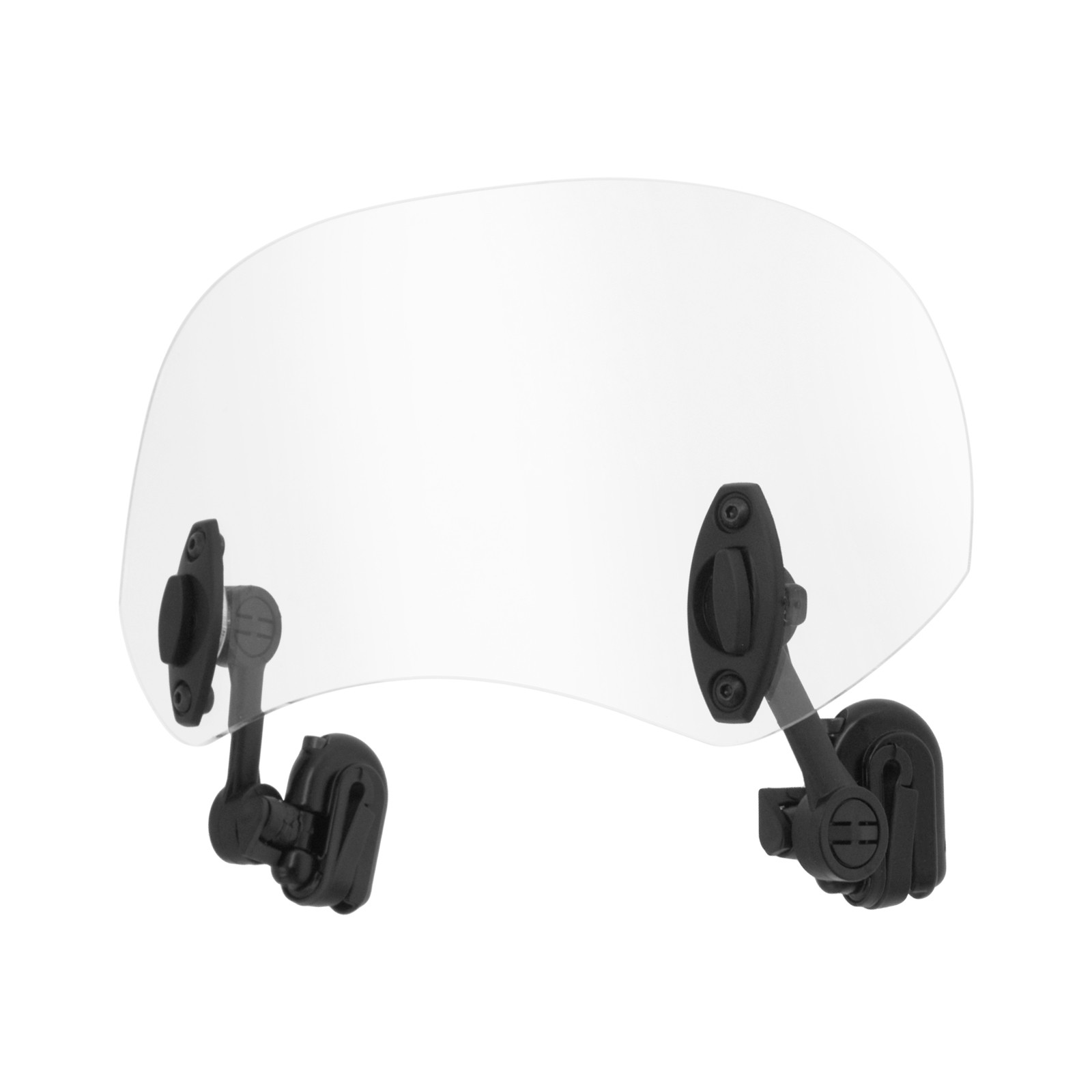 Clear Adjustable Clip-On 28mm Windshield Extension Spoiler Windscreen Deflector