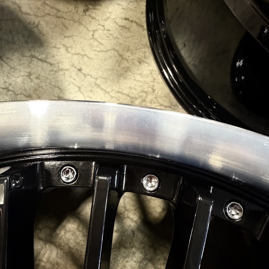 Used 20×8.5/20×10 MRR VP4 5×120 35/38 72.6 Black Machined Lip Wheels set-4