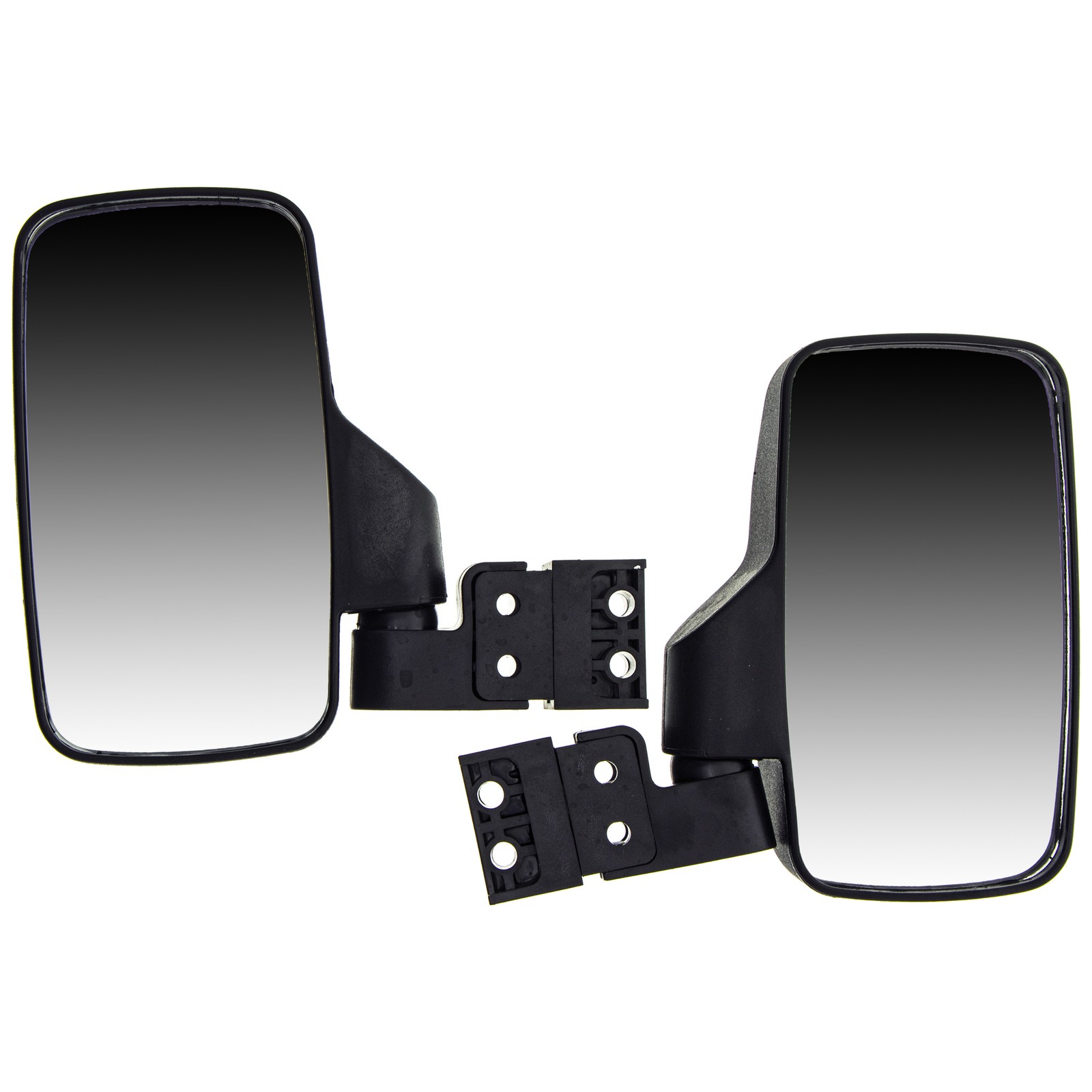 NICHE Side View Mirror Set for Yamaha Wolverine Rhino Viking 450 660 700 Black