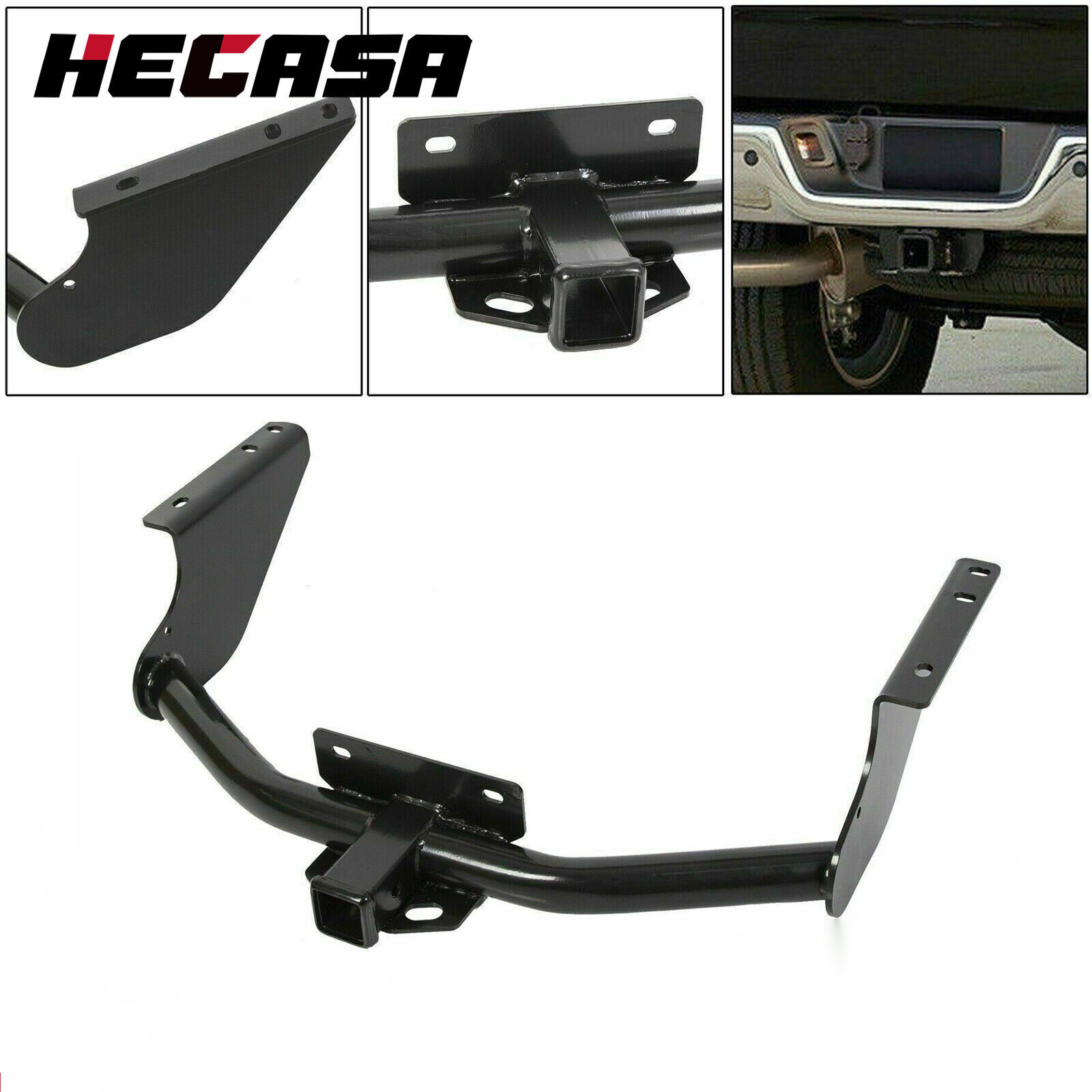 Class 4 Trailer Hitch 2″ Receiver Rear Bumper Tow For 2009-2024 Dodge Ram 1500