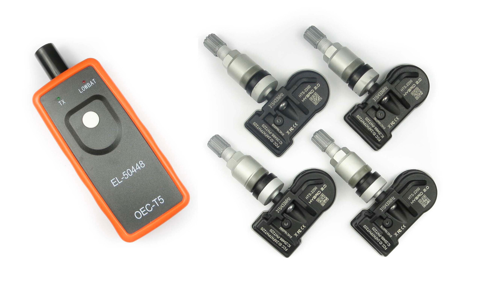2005 2006 Chevrolet Corvette C6 New TPMS Sensor Set & TPMS Activation Reset Tool
