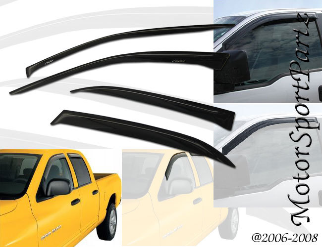 Windows Visor Out-Channel Sun Guard 2.0MM 4pcs 12-17 For Hyundai Accent 5 Door