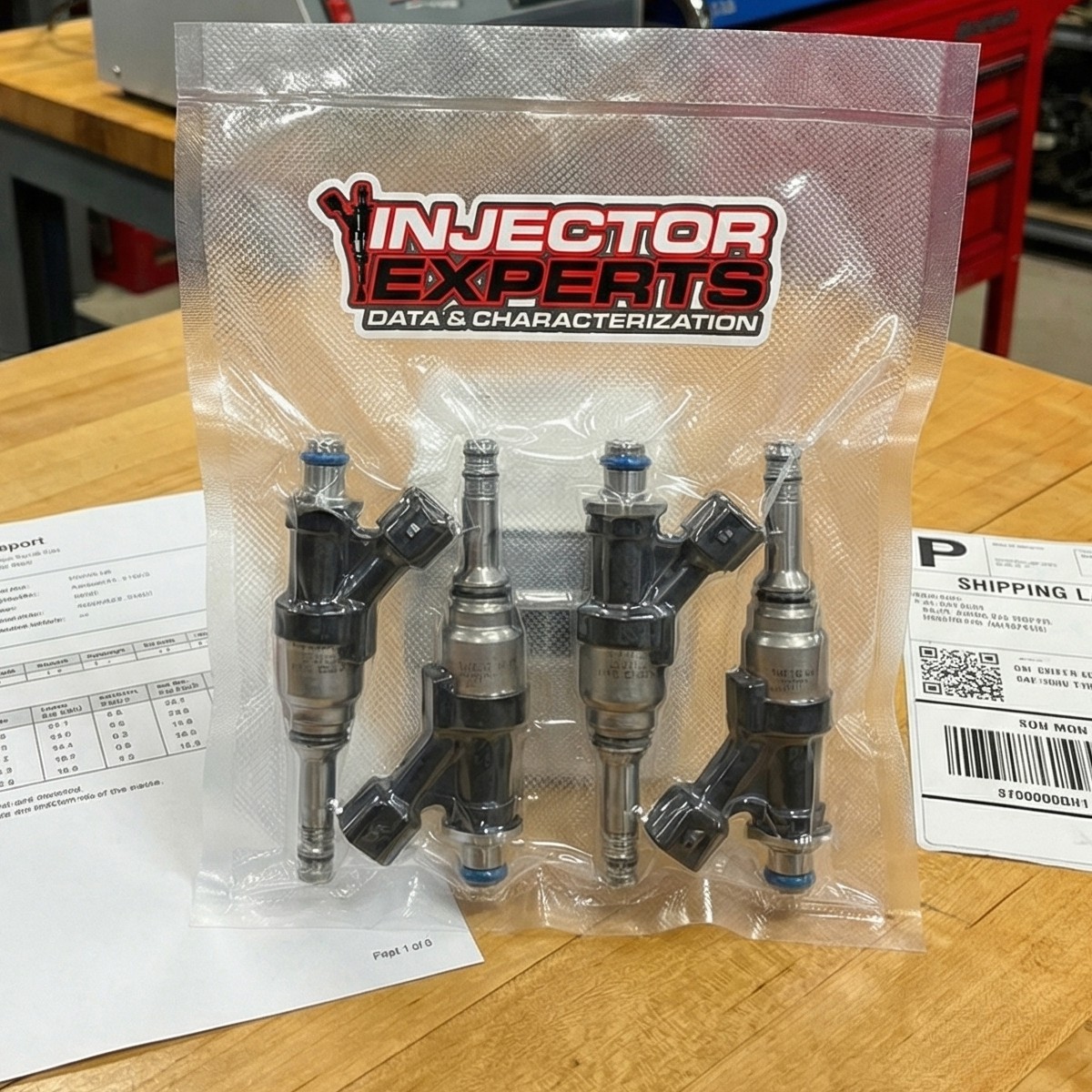 Standard Fuel Injector Cleaning Service Test Match Flow Testing Ultrasonic