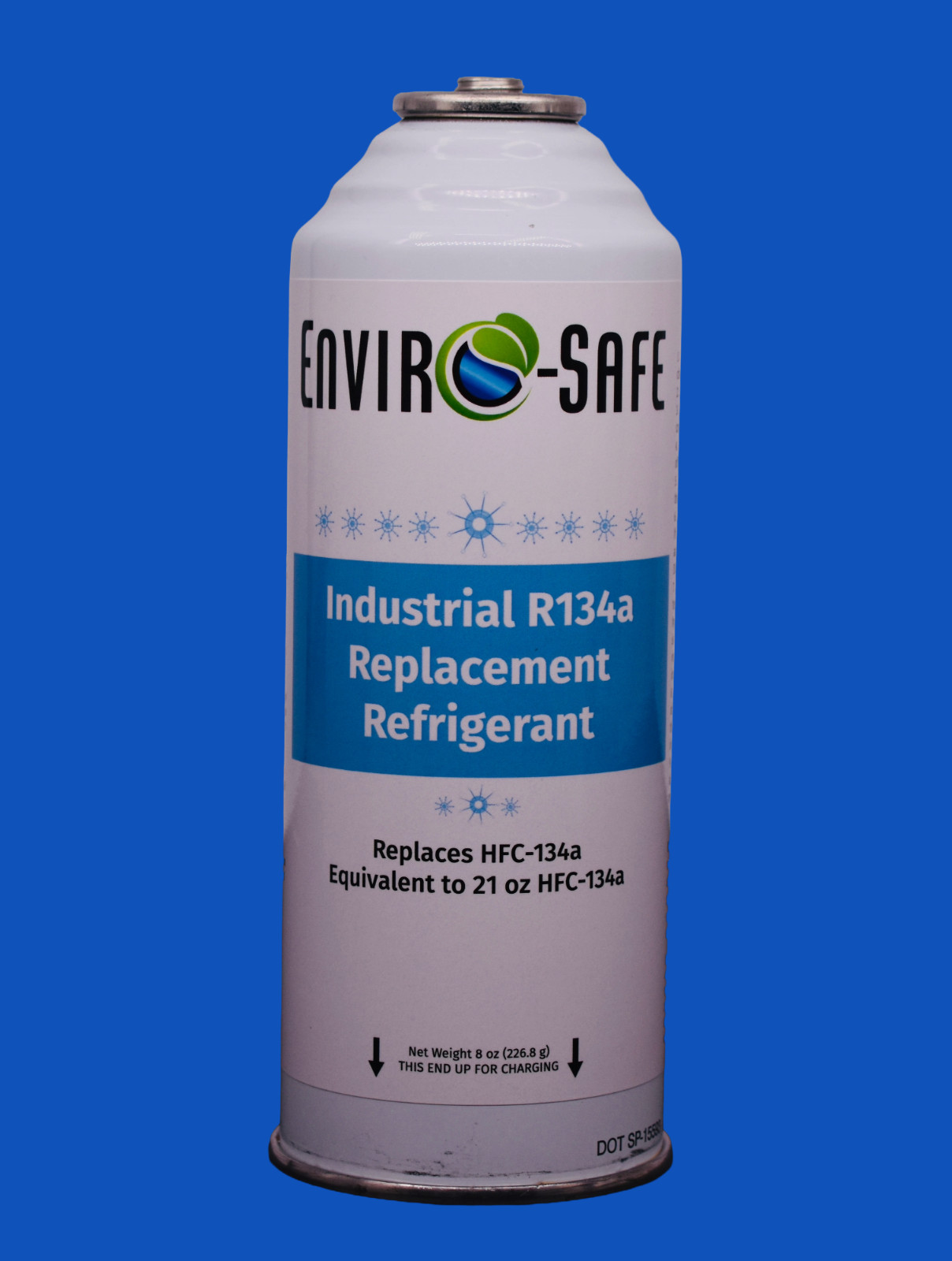 Industrial R134a Replacement Refrigerant | Auto | 1 can with Brass Gauge