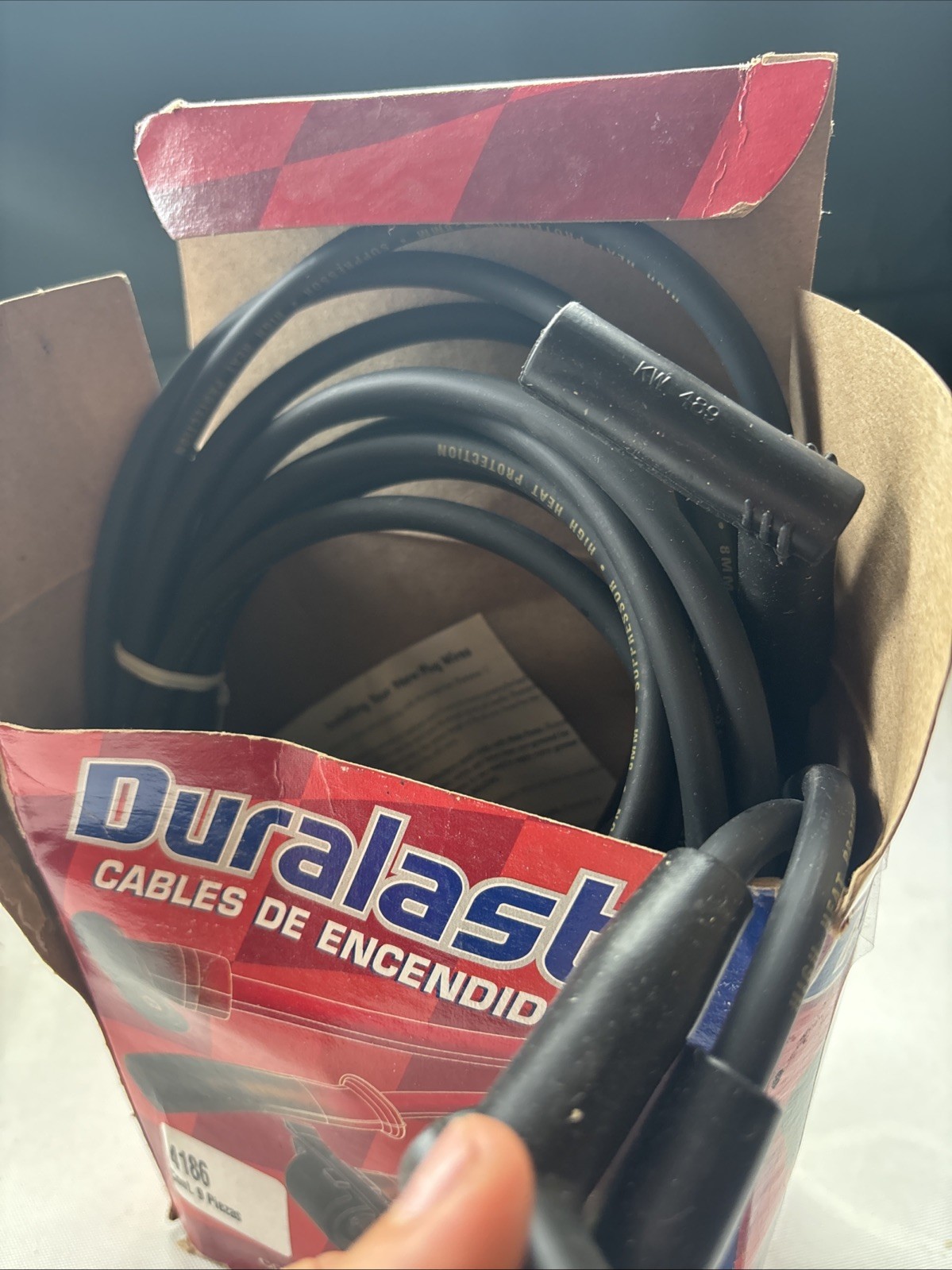Duralast Ignition Spark Plug Wire Set 4186 9-piece set
