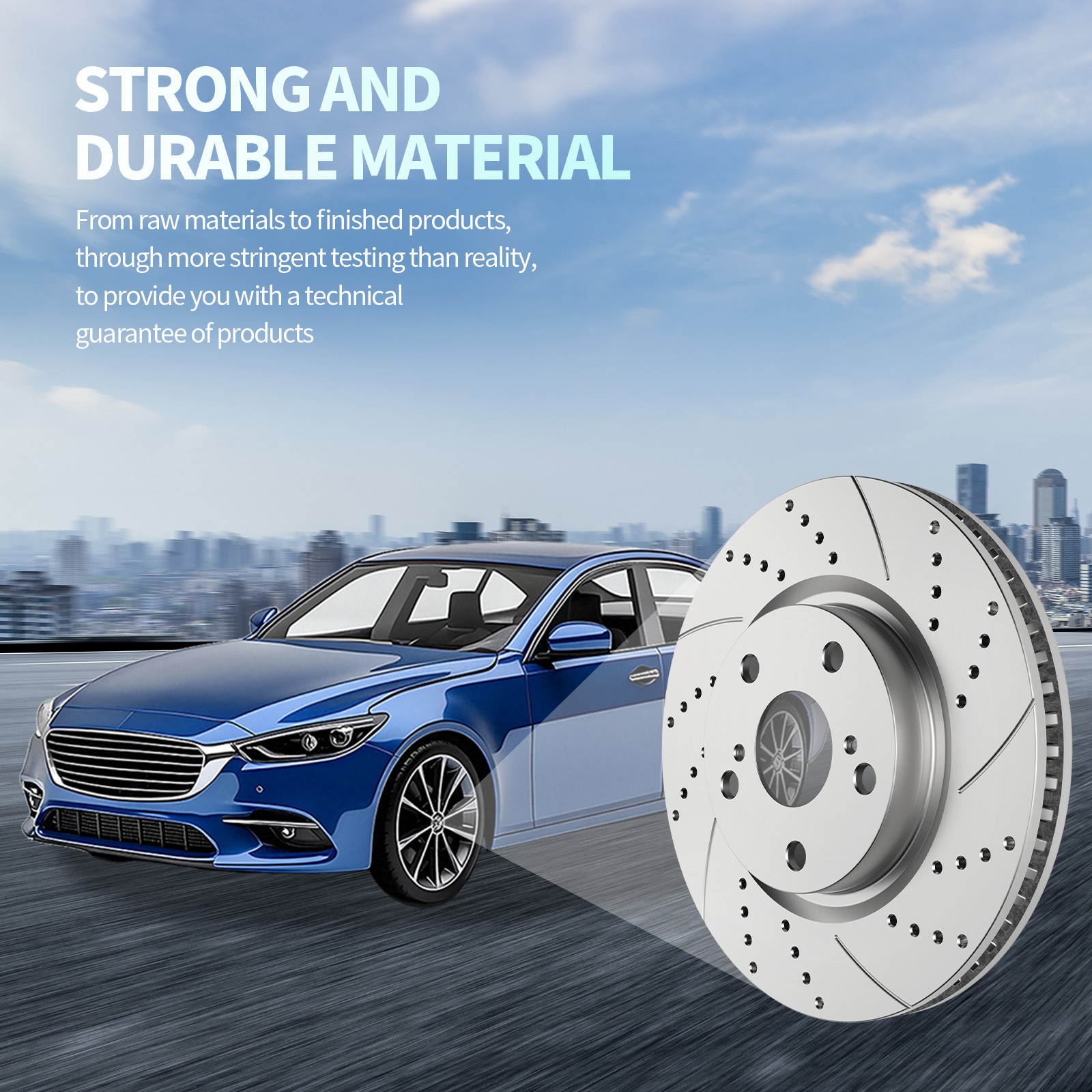 Front and Rear Brake Rotors Pads fit for Sedan Honda Accord 2013 2014 2015 2016