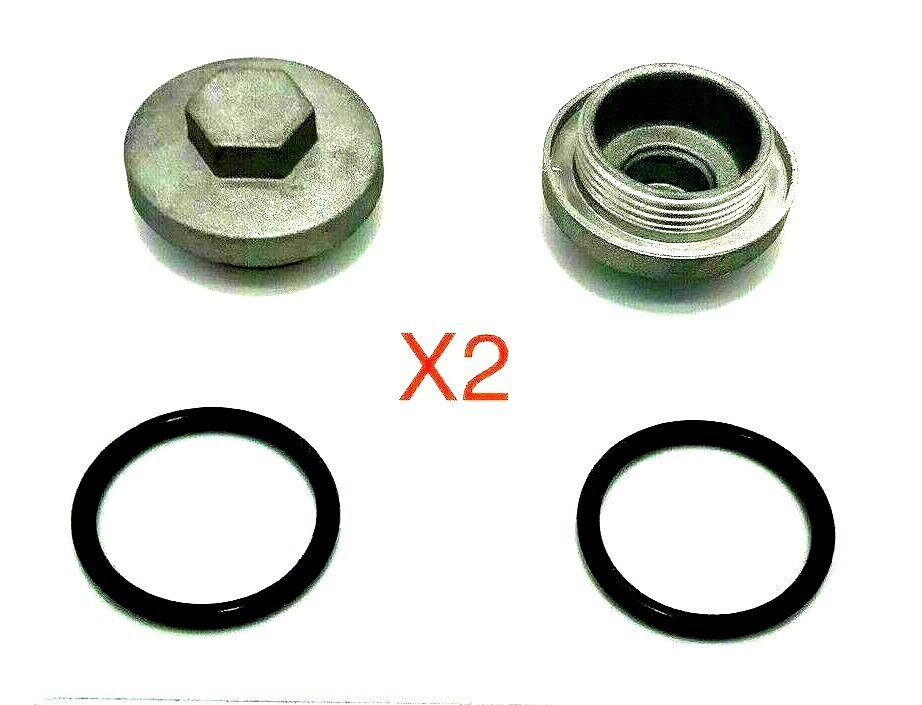 X2 HONDA ATV DIFFERENTIAL FILL CAP PLUG w/ O-Ring TRX 300 FOURTRAX RANCHER 350