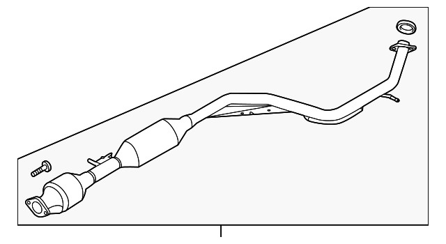 Genuine Mazda Catalytic Converter L572-20-55X